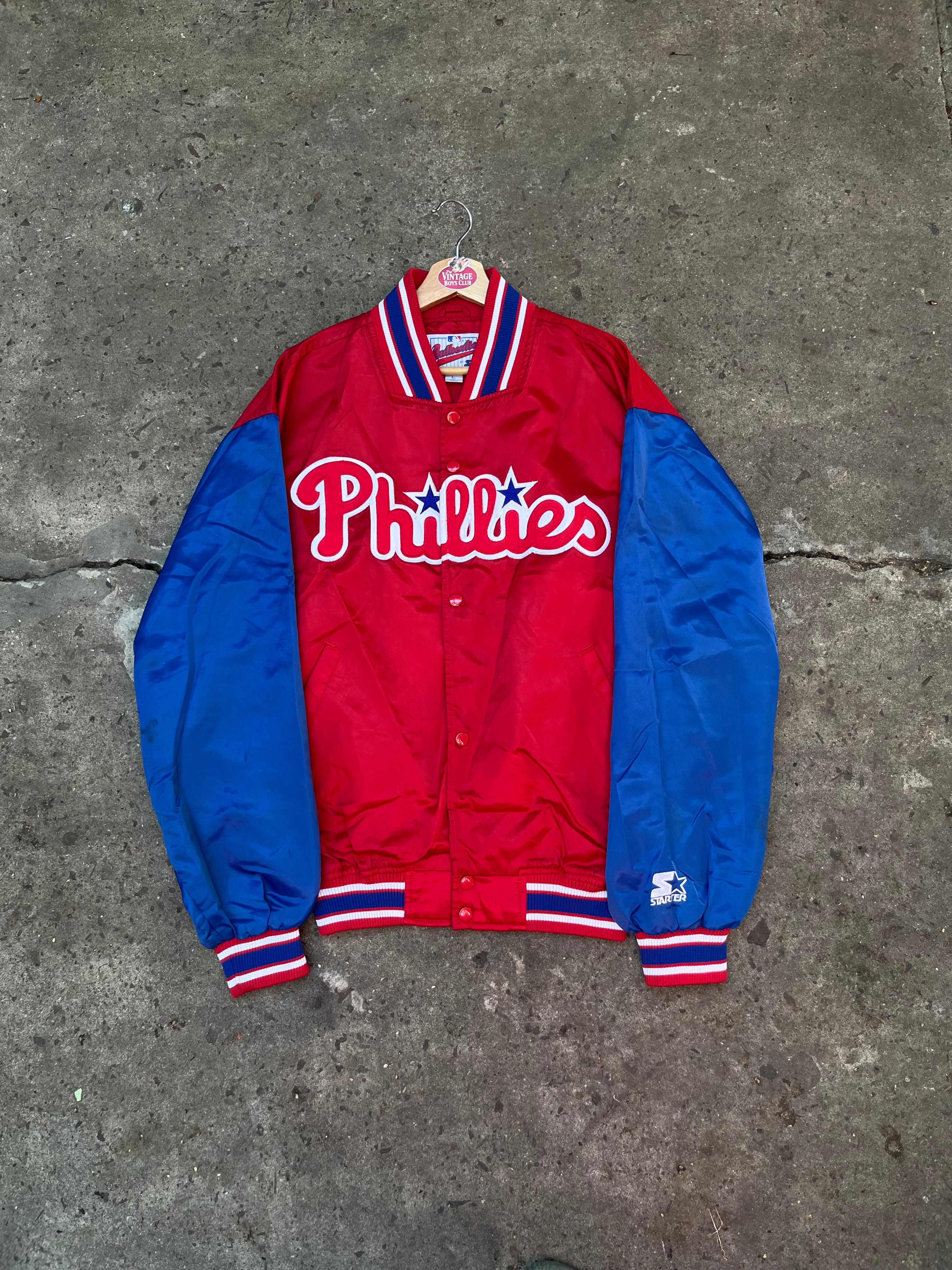 Chaqueta Phillies Béisbol Starter 90s Original