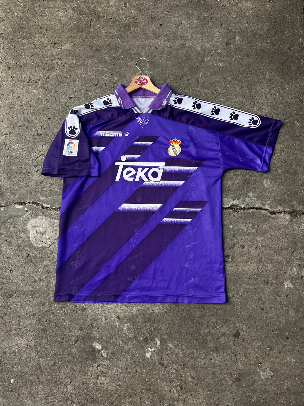 Camiseta Real Madird Kelme Suplente Violeta Original