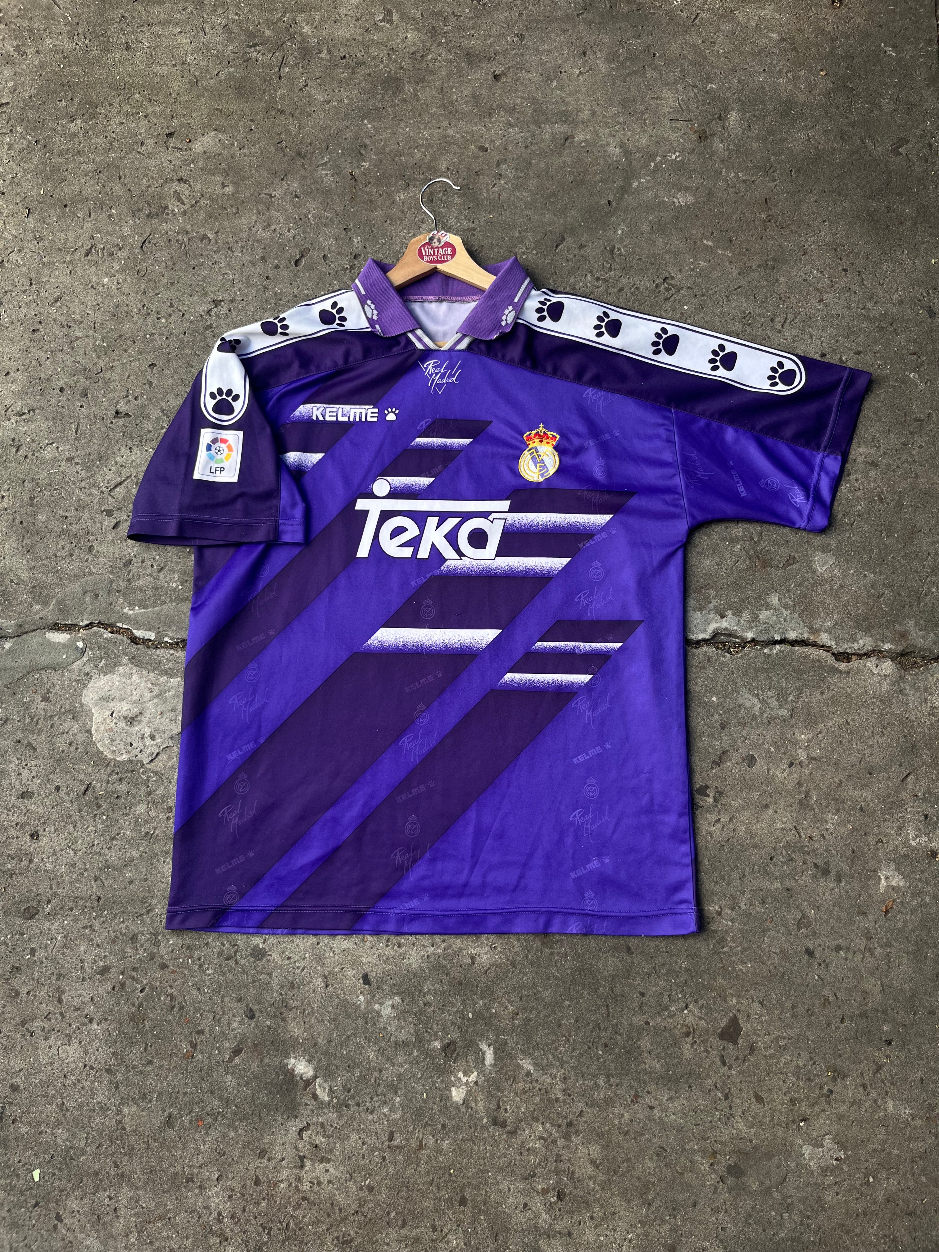 Camiseta Real Madird Kelme Suplente Violeta Original