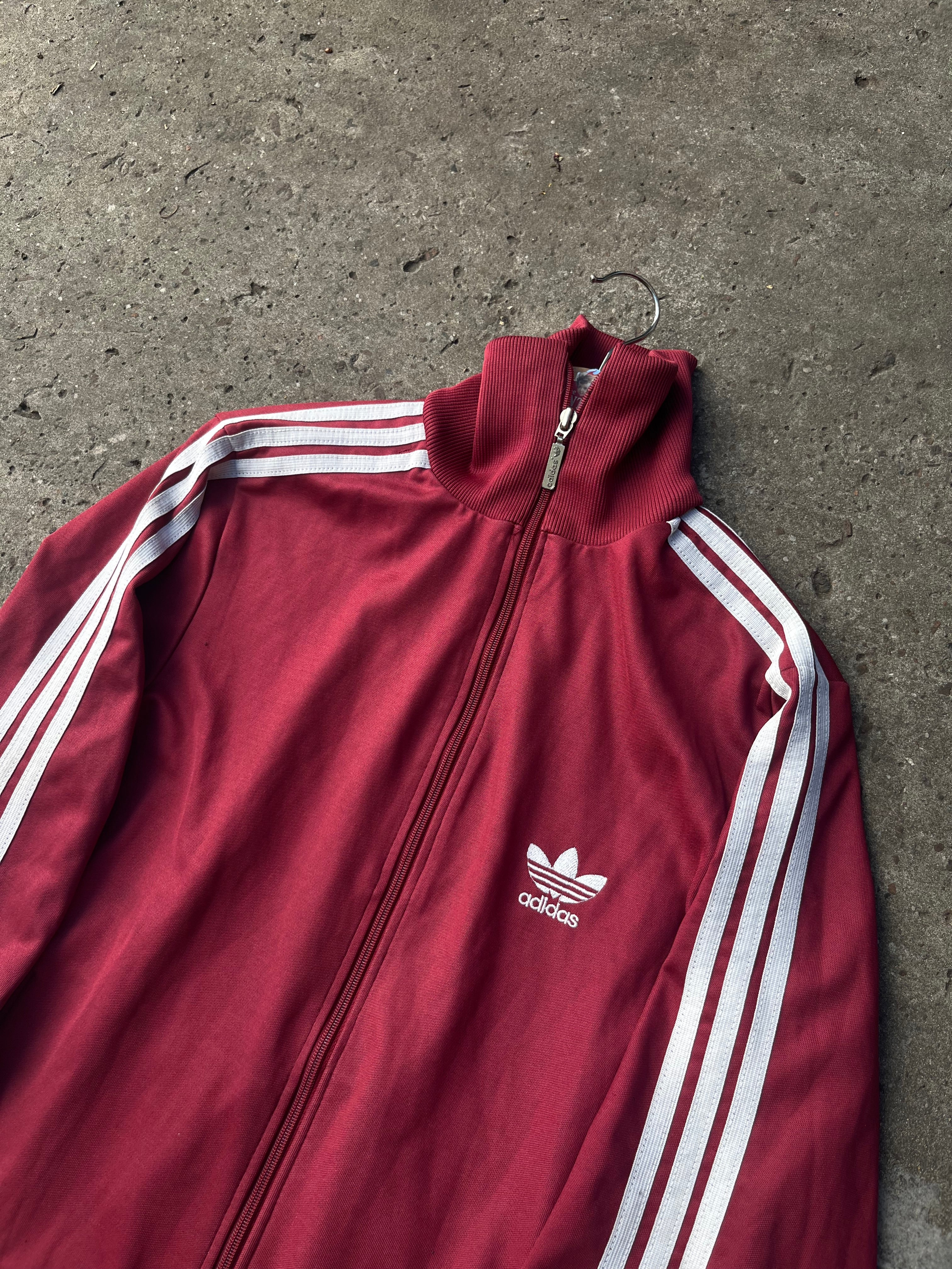Campera Adidas Bordo Vintage Original