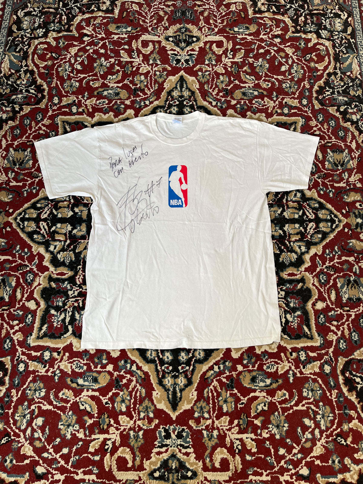 Remera NBA Firmada x Oberto Original