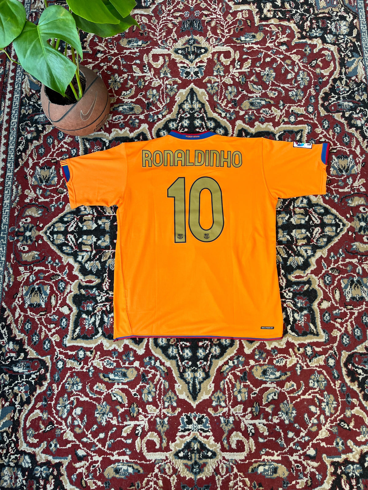 Camiseta Barcelona 2006 Ronaldinho Versión Jugador Original