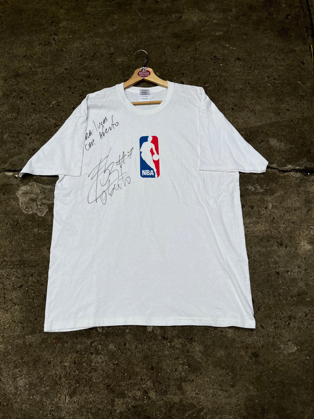 Remera NBA Firmada x Oberto Original