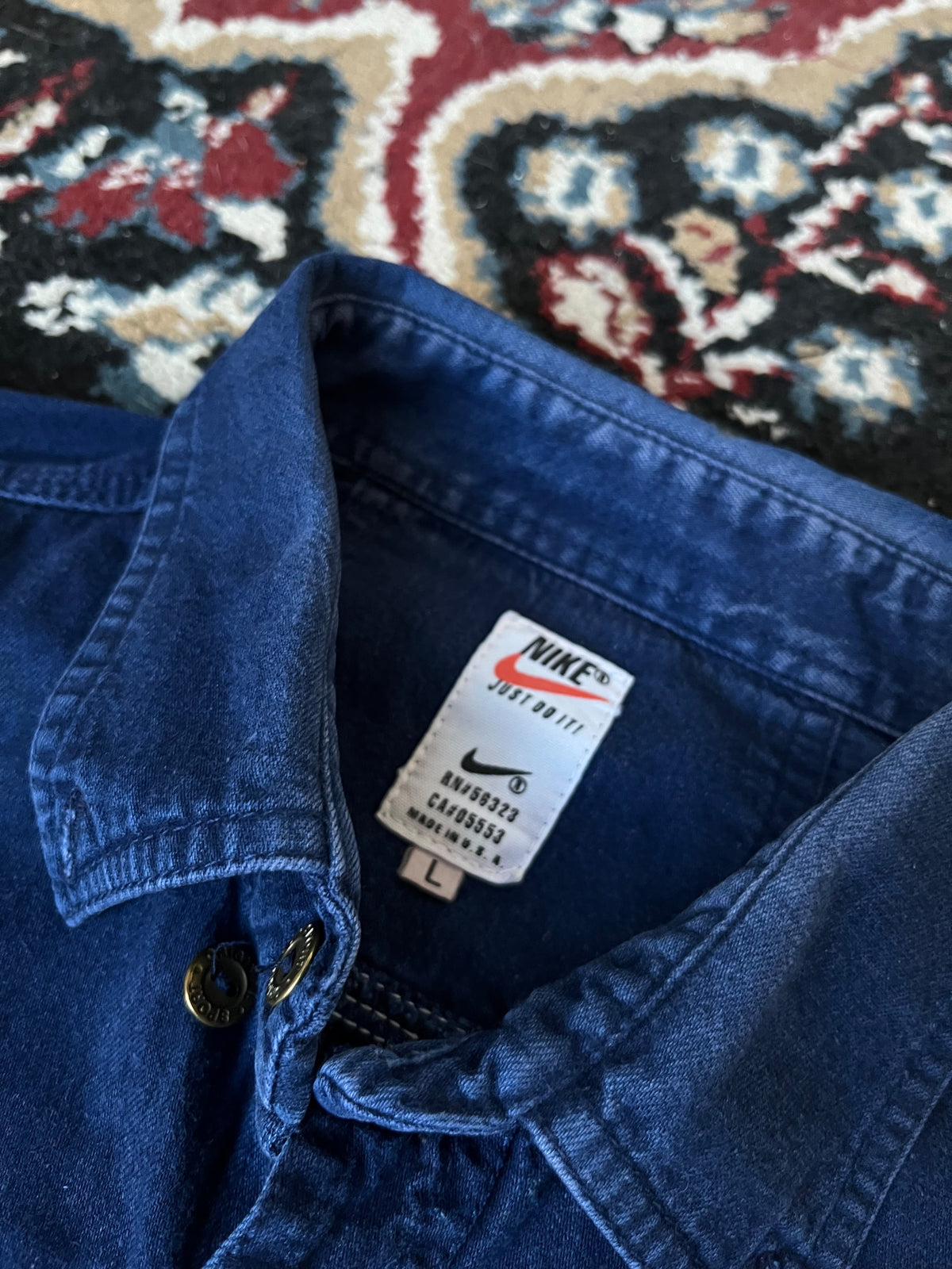 Camisa Nike 90s De Jean Vintage Original