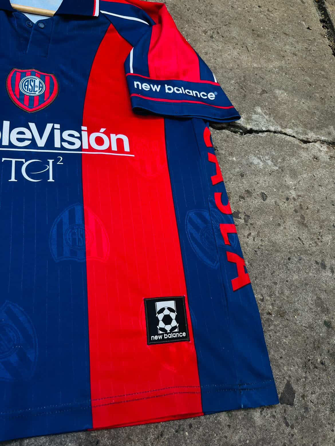 Camiseta San Lorenzo 1998 New Balance de Juego del Colorado Lussenhoff