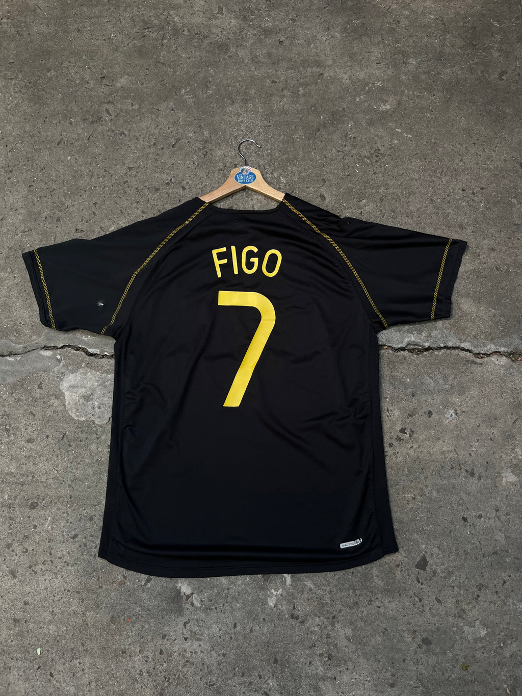 Camiseta Portugal 2006 Suplente Versión Jugador de Figo Original