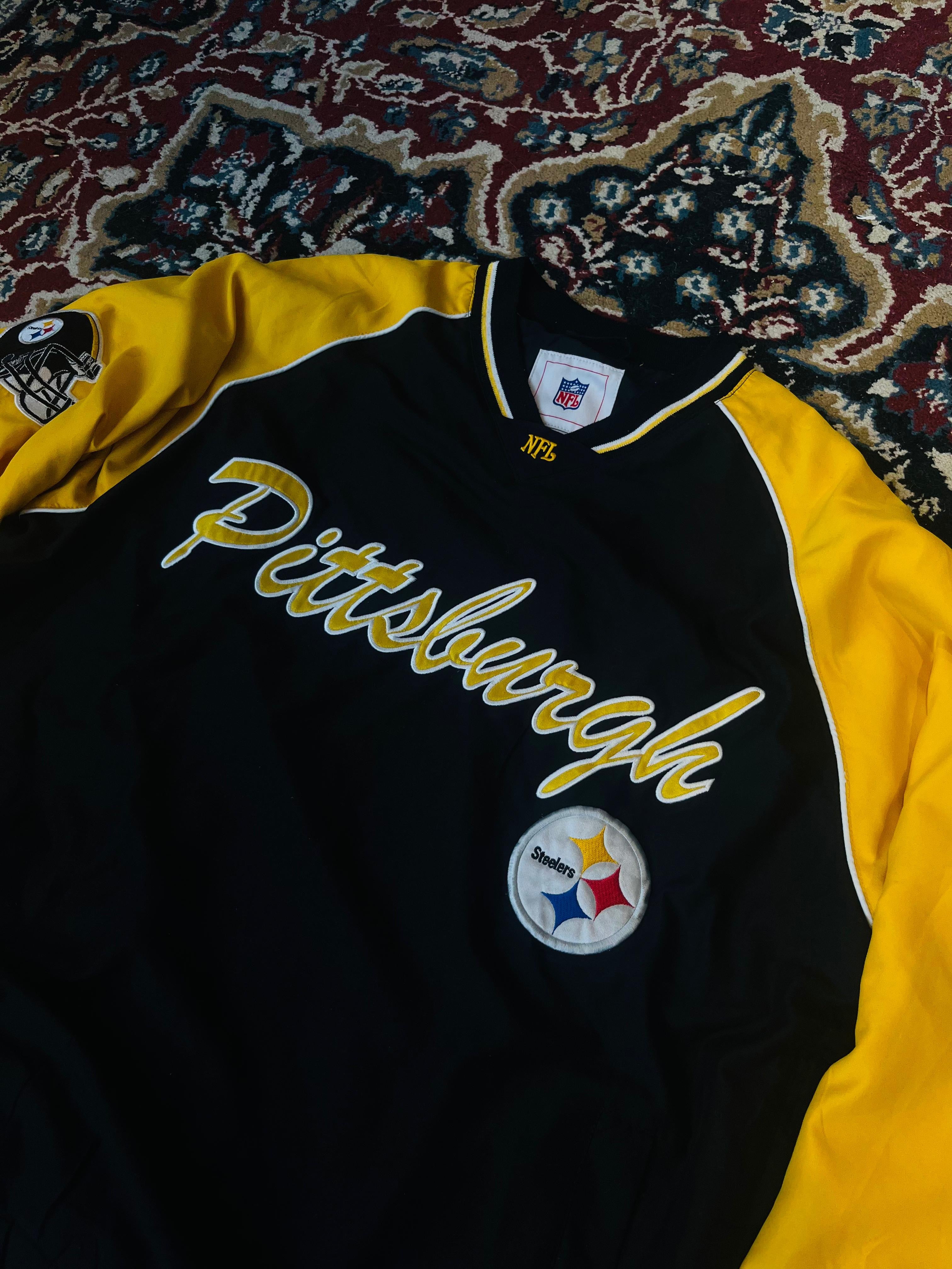 Buzo NFL Steelers Rompeviento Original