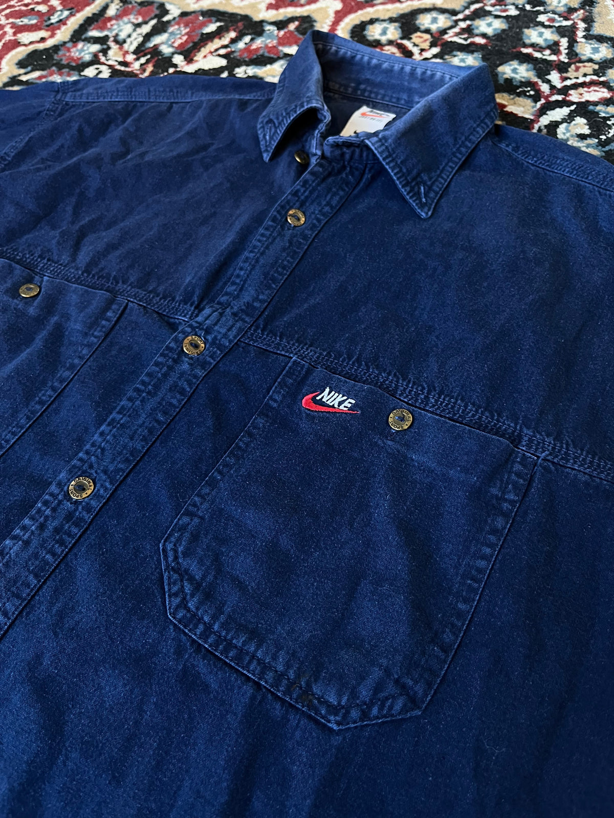 Camisa Nike 90s De Jean Vintage Original