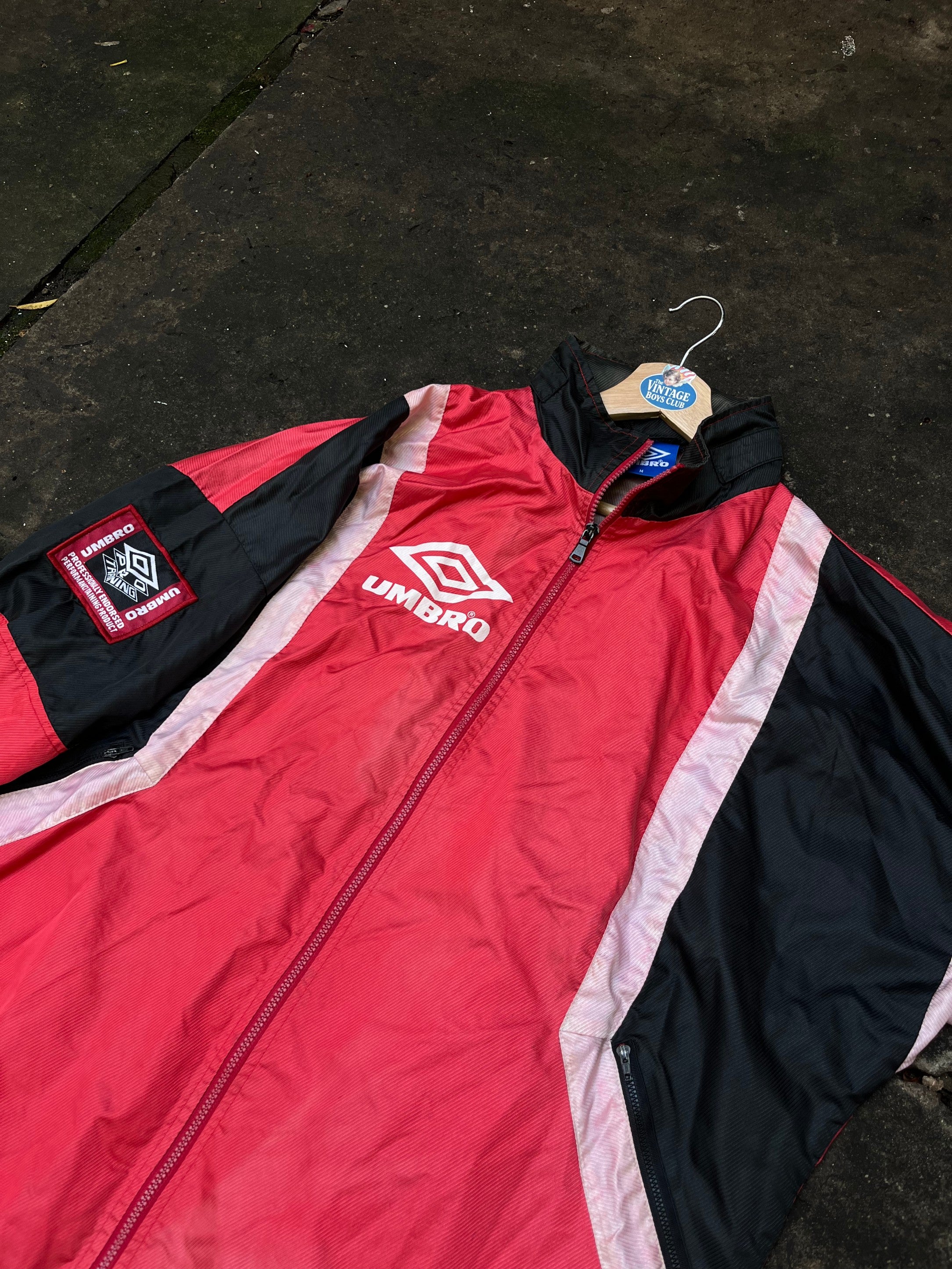 Campera Umbro Big Logo Rompeviento Vintage Original