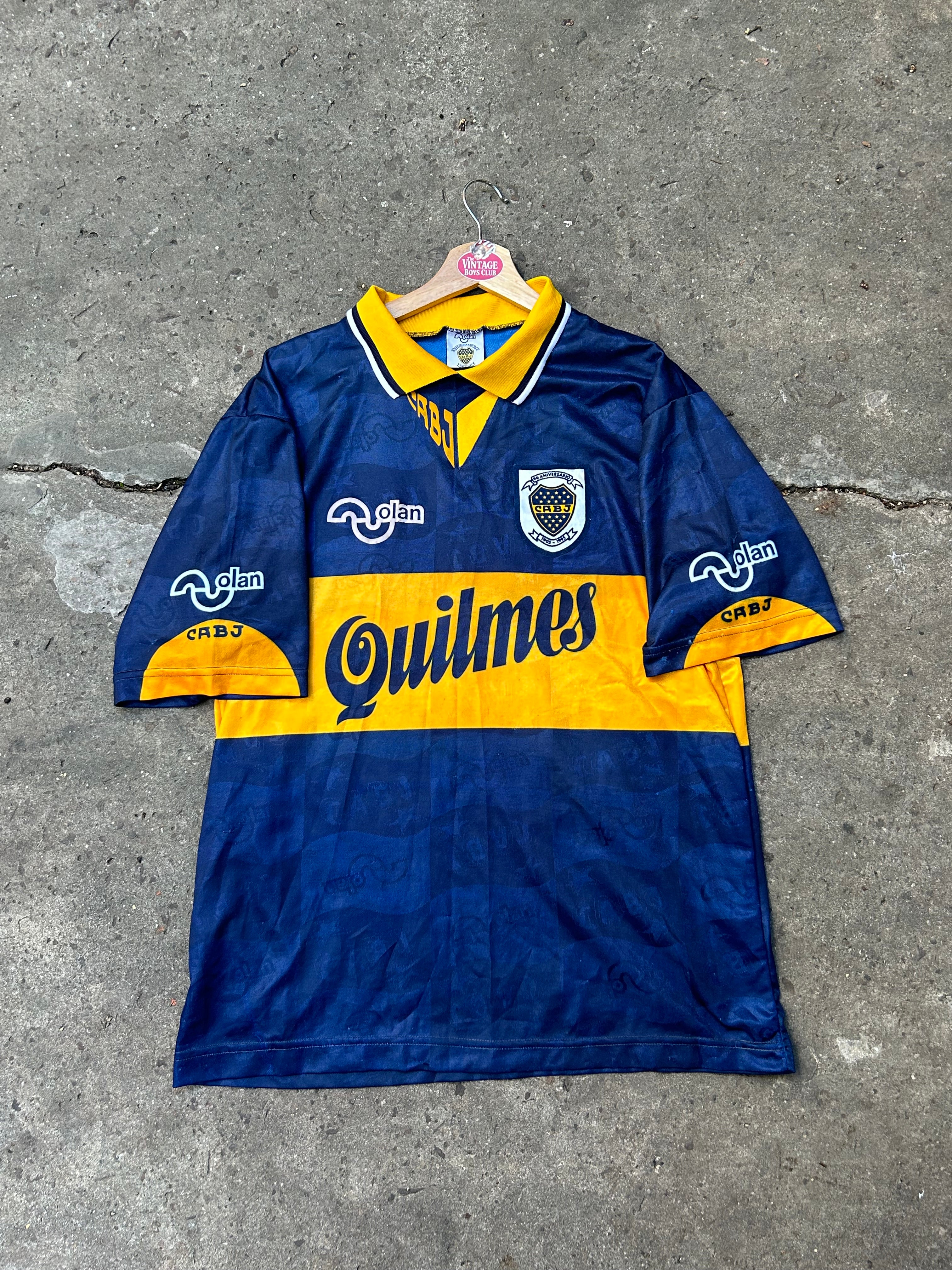 Camiseta Boca 1996 Quilmes de Juego
