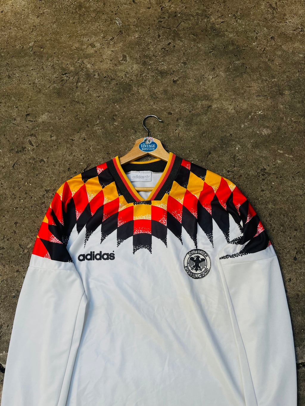 Camiseta Alemania 1994 Manga Larga Original