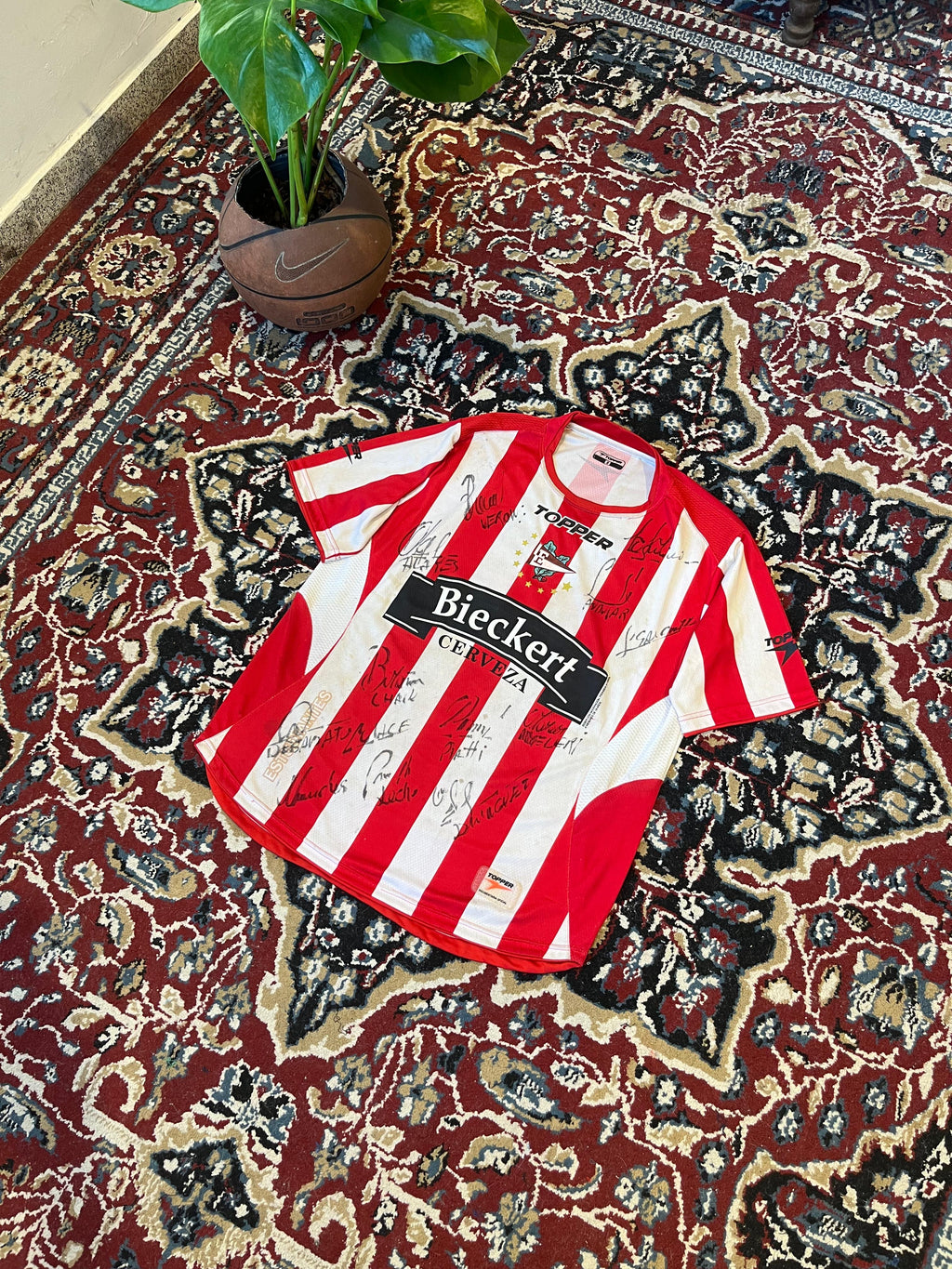 Camiseta Estudiantes 2007 De Juego del Principito Sosa Autografiada