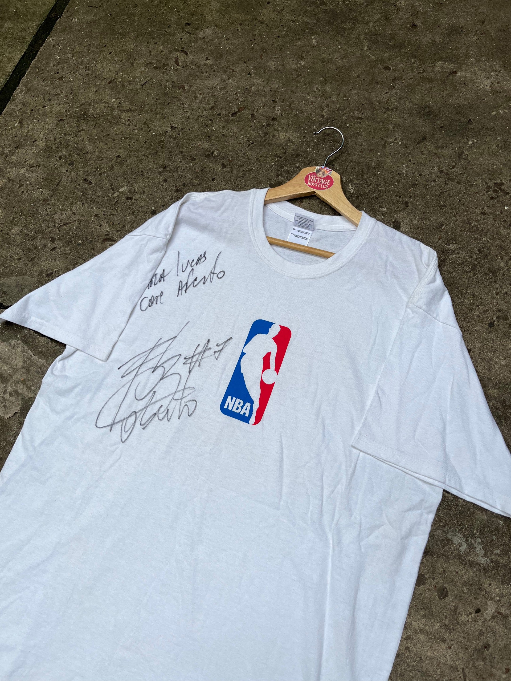 Remera NBA Firmada x Oberto Original