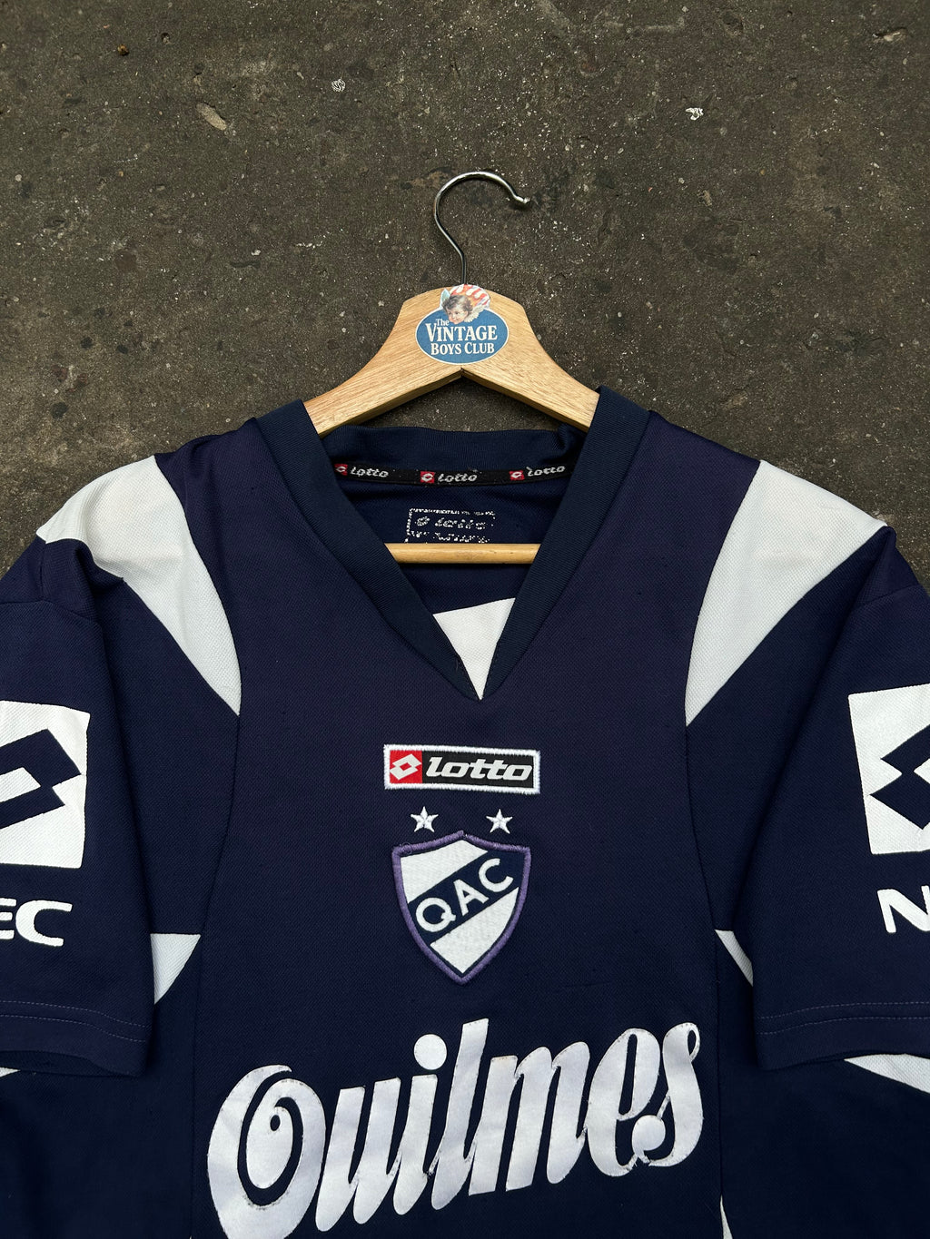 Camiseta Quilmes 2007 Suplente Lotto Original