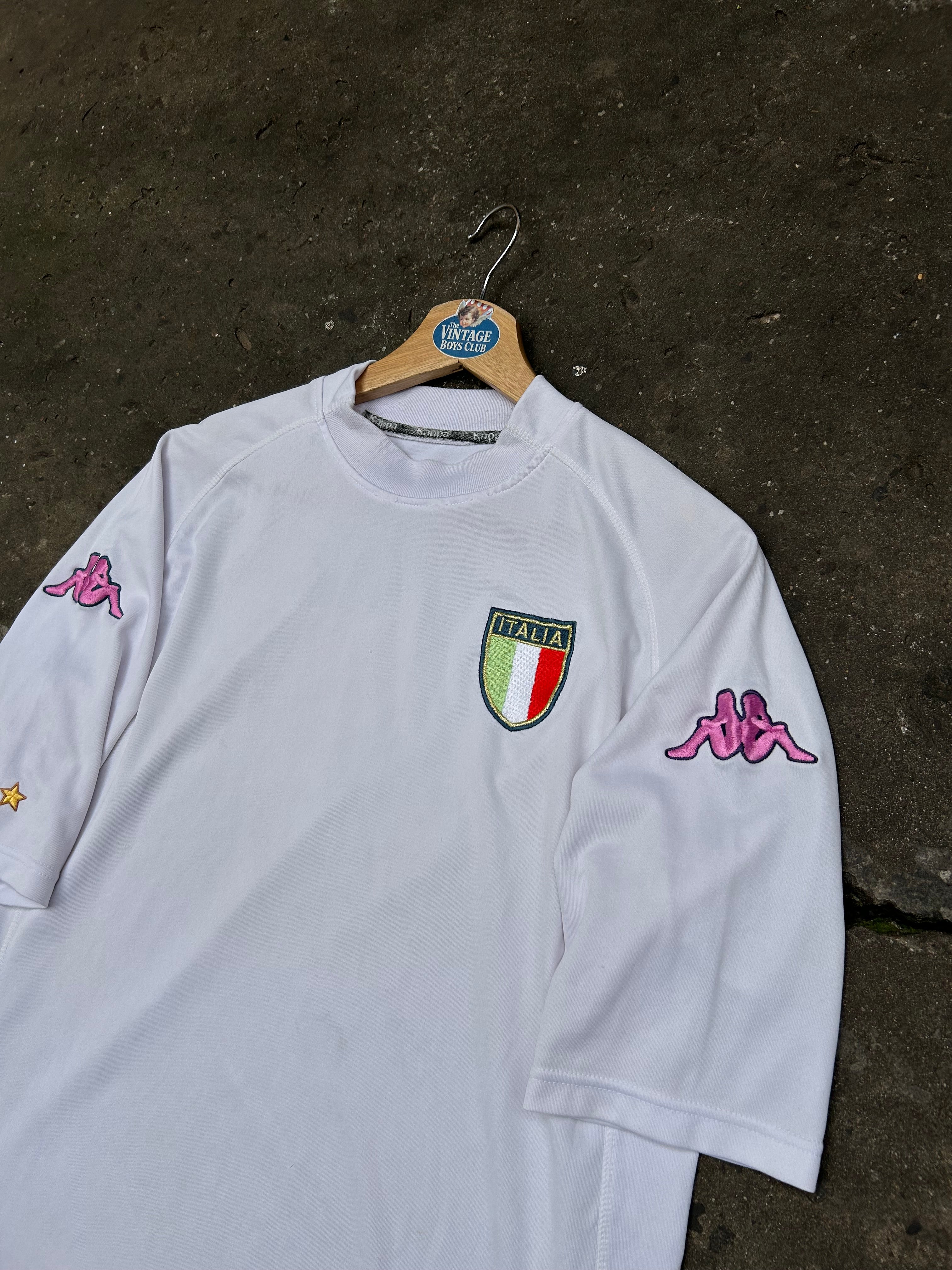 Camiseta Italia 2002 Suplente Kappa Original