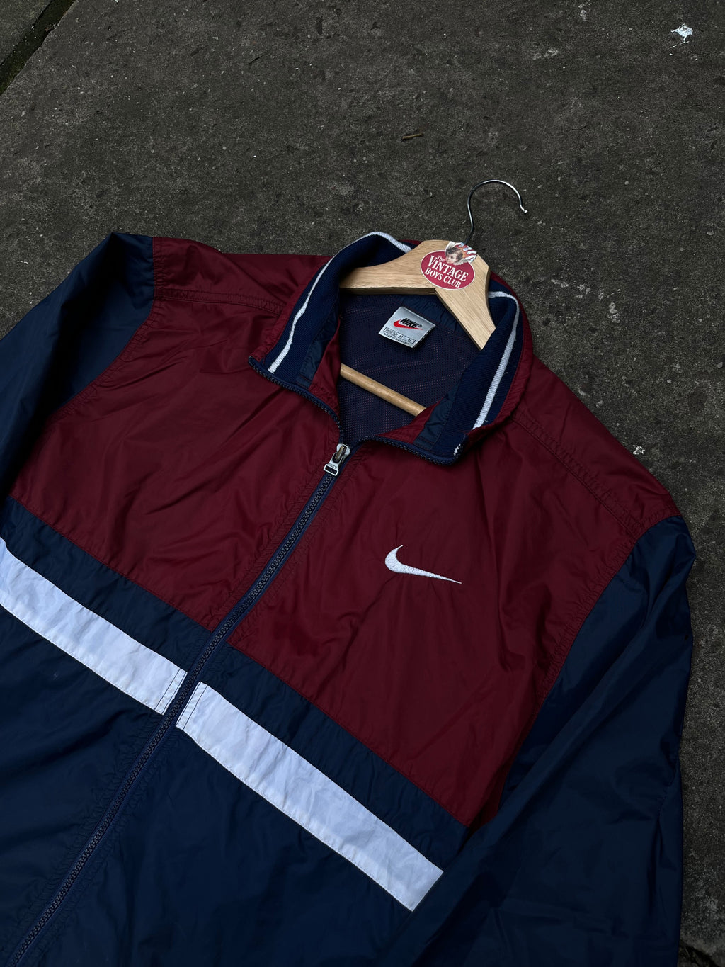 Campera Nike 90s Rompeviento Big logo Original