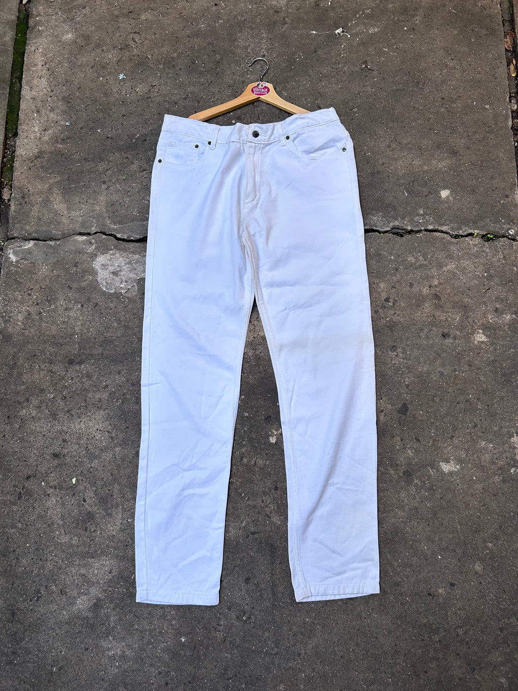 Jean Levis Blanco Vintage Original