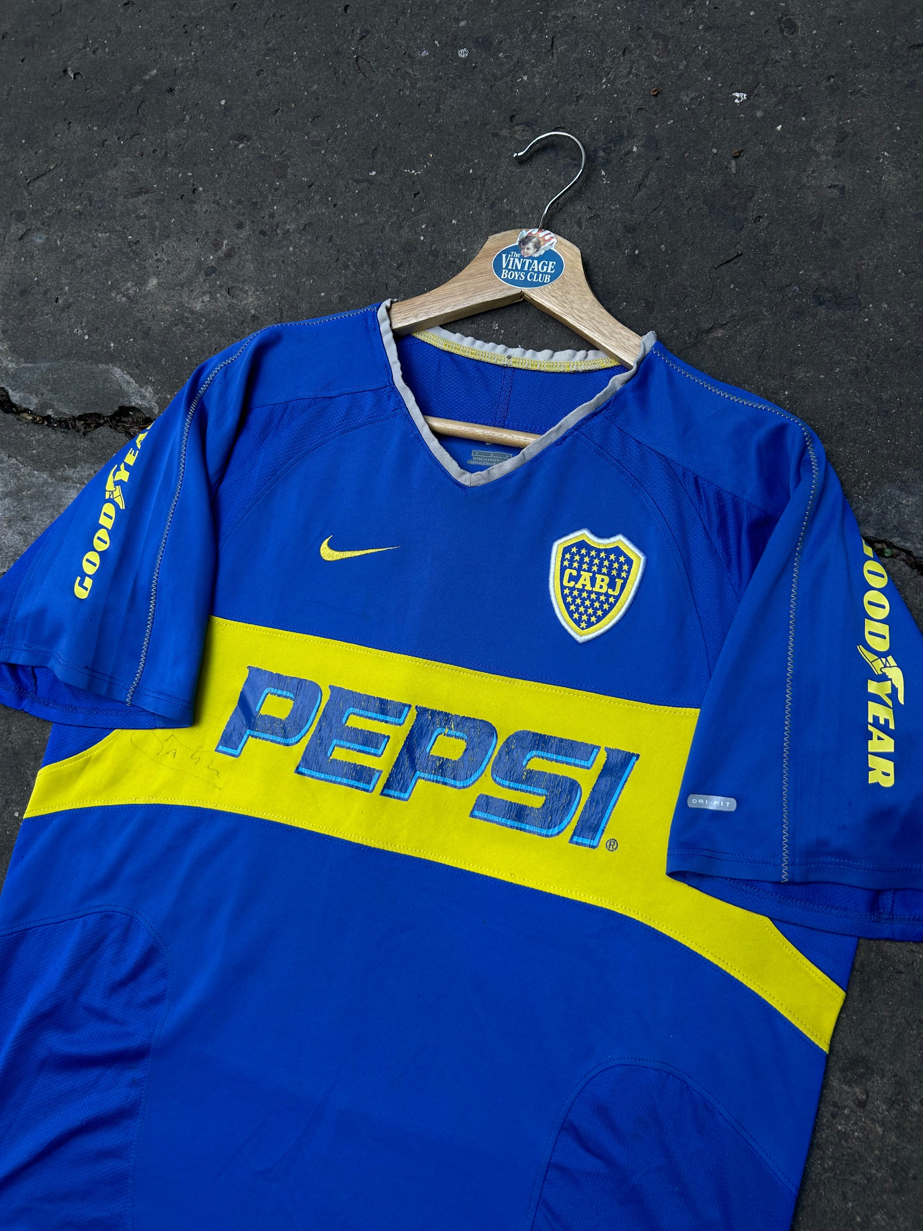 Camiseta Boca 2003 Firmada x Cassini Original