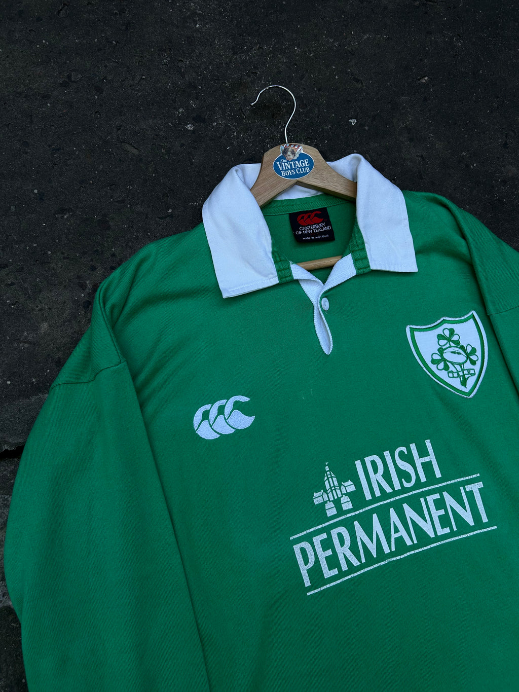 Camiseta Irlanda Canterbury 2001 Manga Larga Original