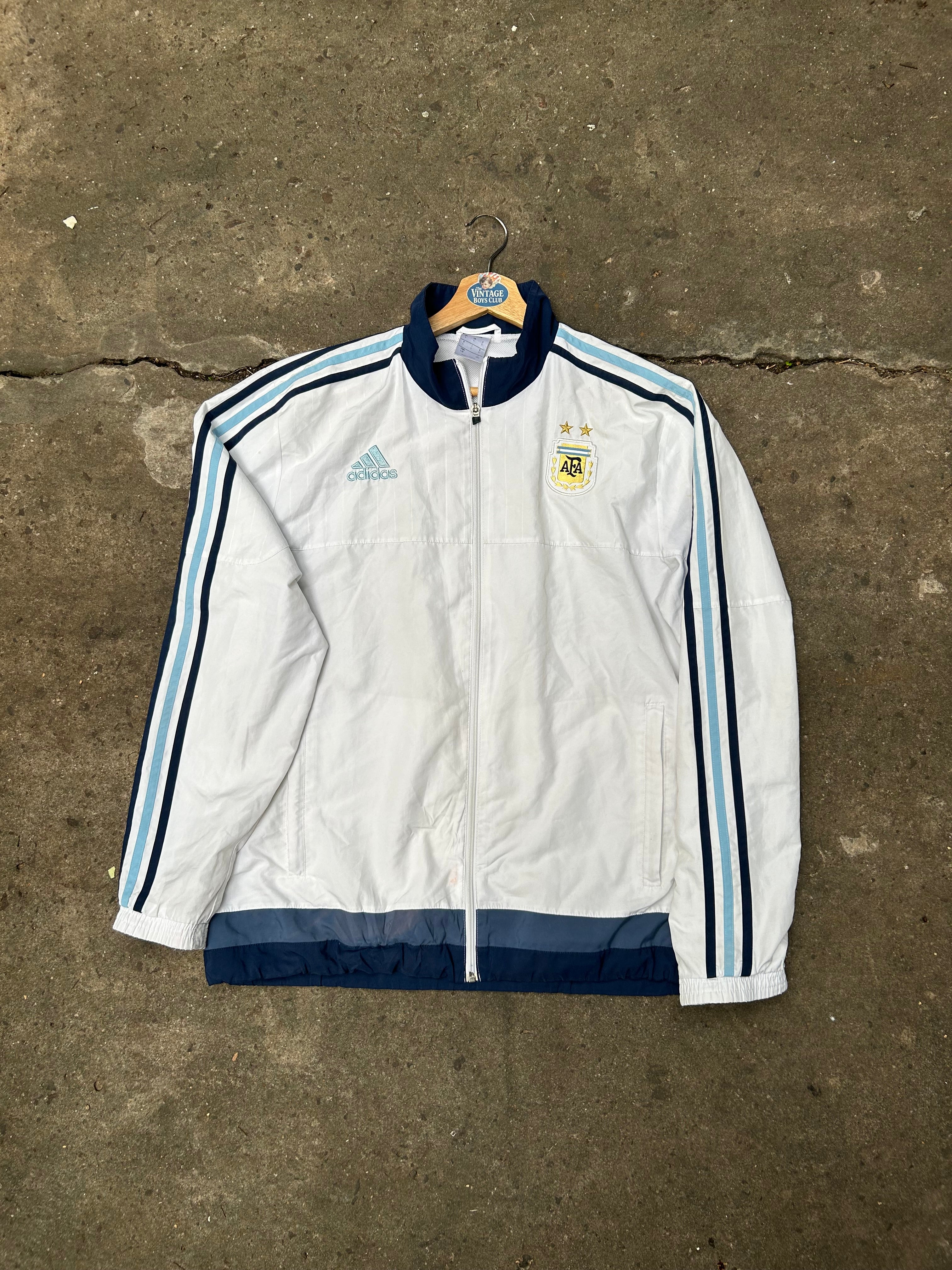 Campera Argentina 2015 Blanca Rompeviento Original