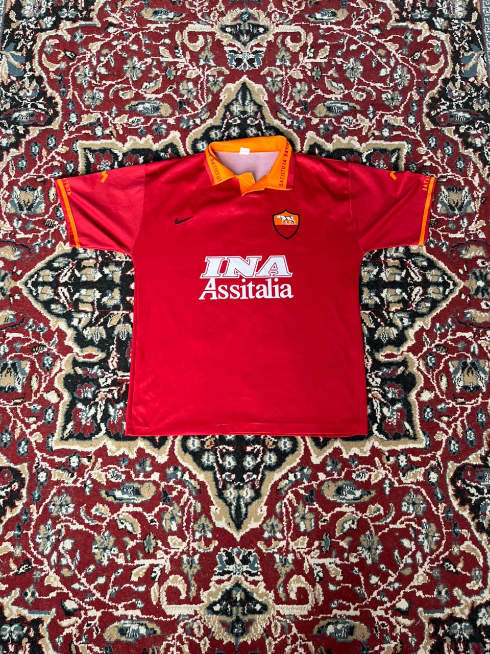 Camiseta Roma de Batistuta Vintage