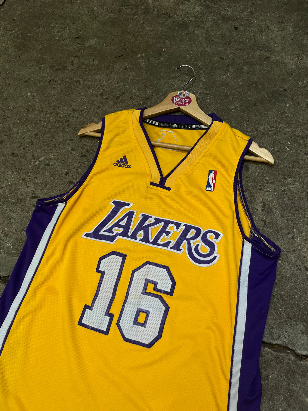 Camiseta Los Lakers Adidas Original