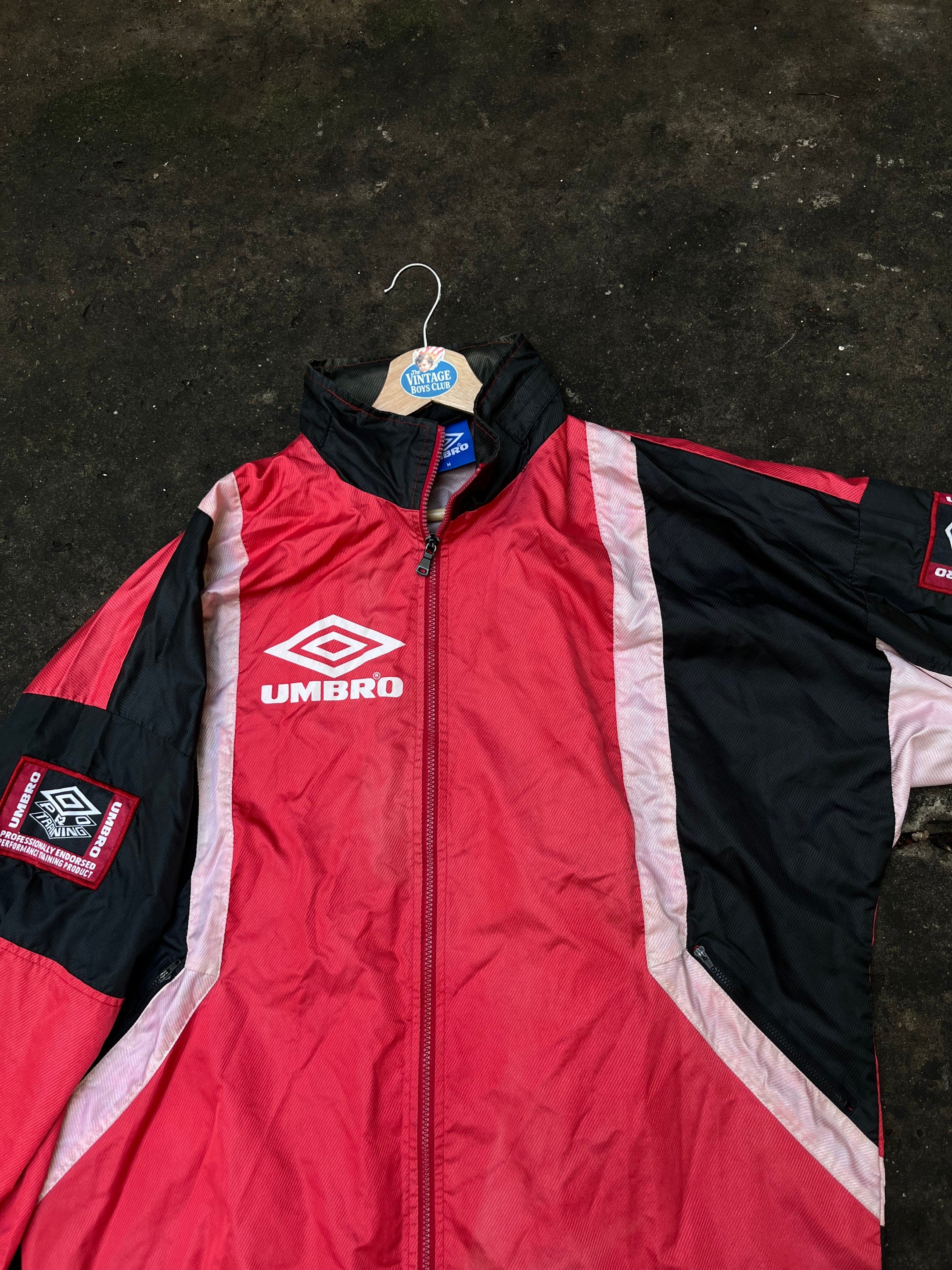 Campera Umbro Big Logo Rompeviento Vintage Original