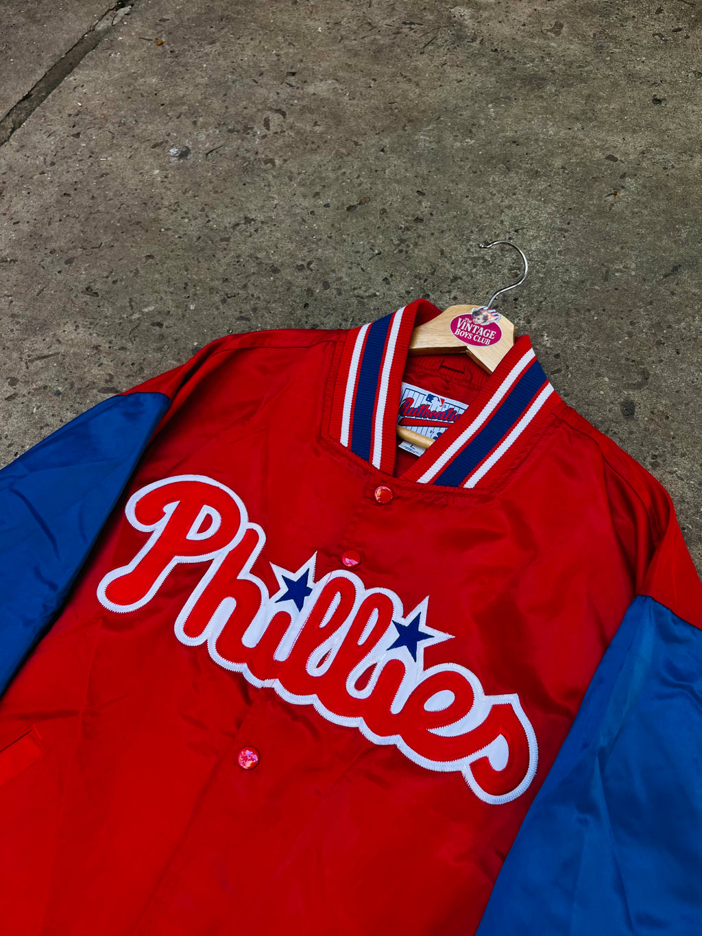 Chaqueta Phillies Béisbol Starter 90s Original