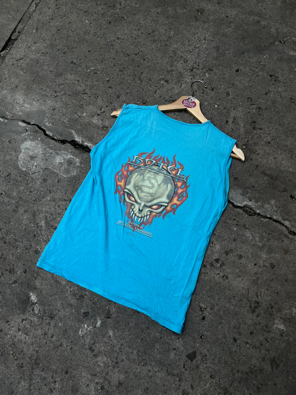 Musculosa Y2K Calavera