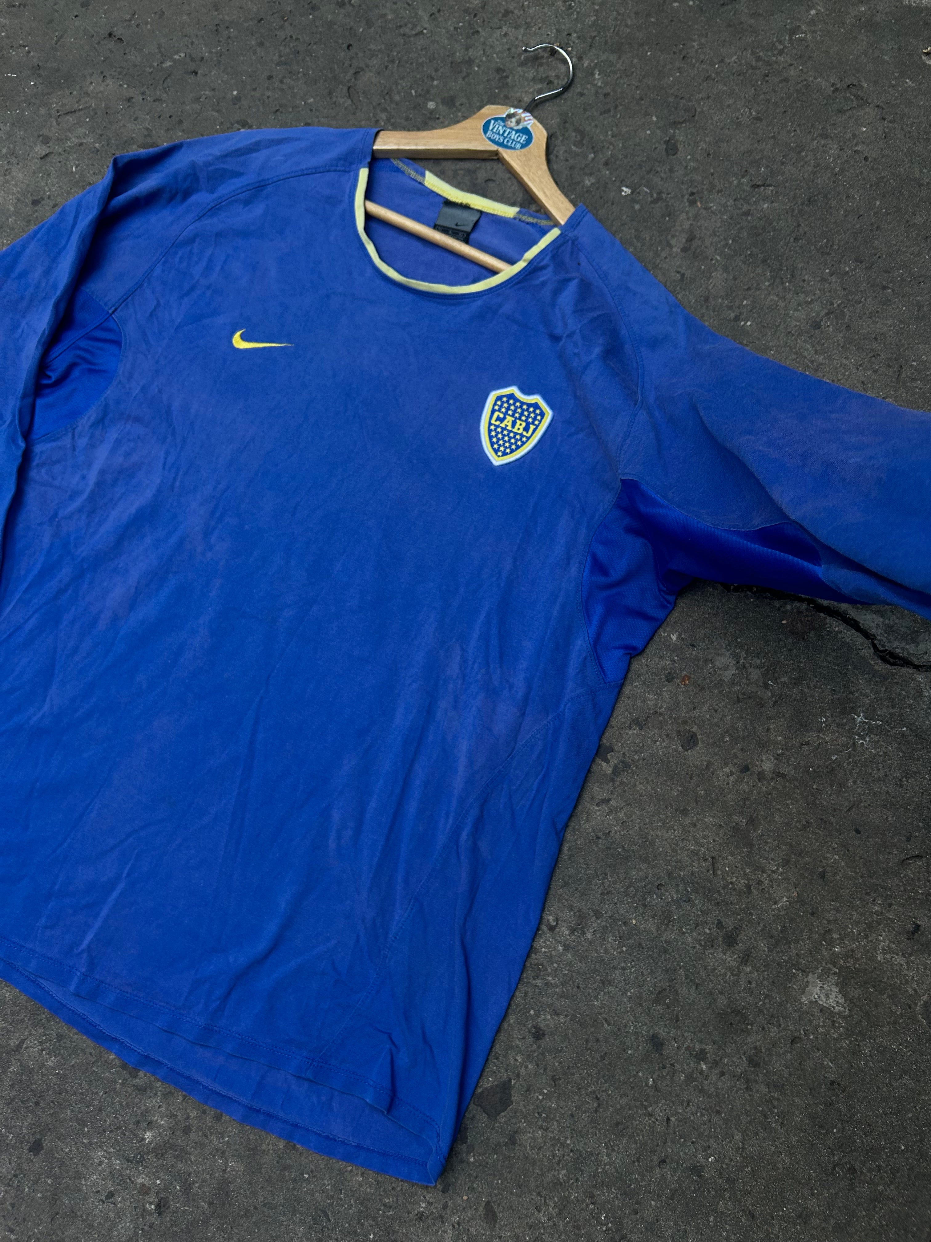 Camiseta Boca 2003 De Entrenamiento manga larga Original