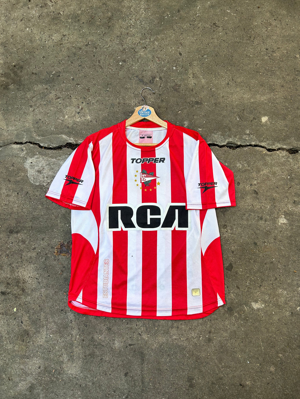 Camiseta Estudiantes 2008 Topper RCA Titular Original