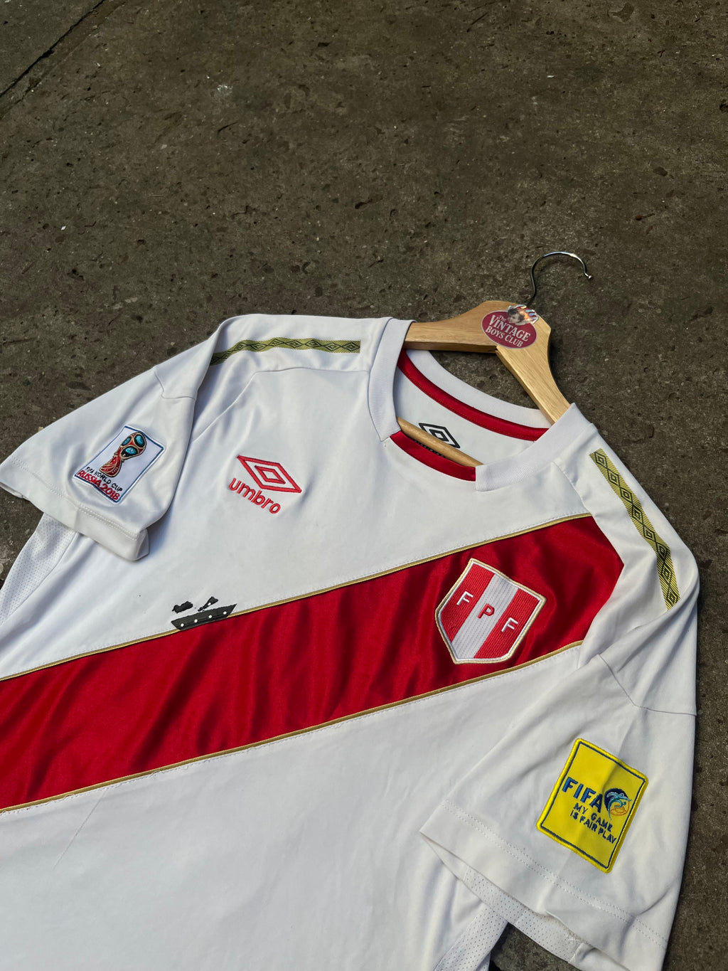 Camiseta Peru Titular De Utileria de Farfán