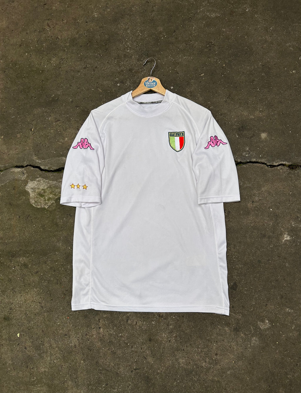 Camiseta Italia 2002 Suplente Kappa Original