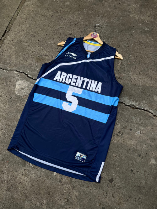 Camiseta Argentina Básquet Li-ning de Ginobili