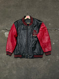 Campera Cuero Estilo Universitaria Vintage Original