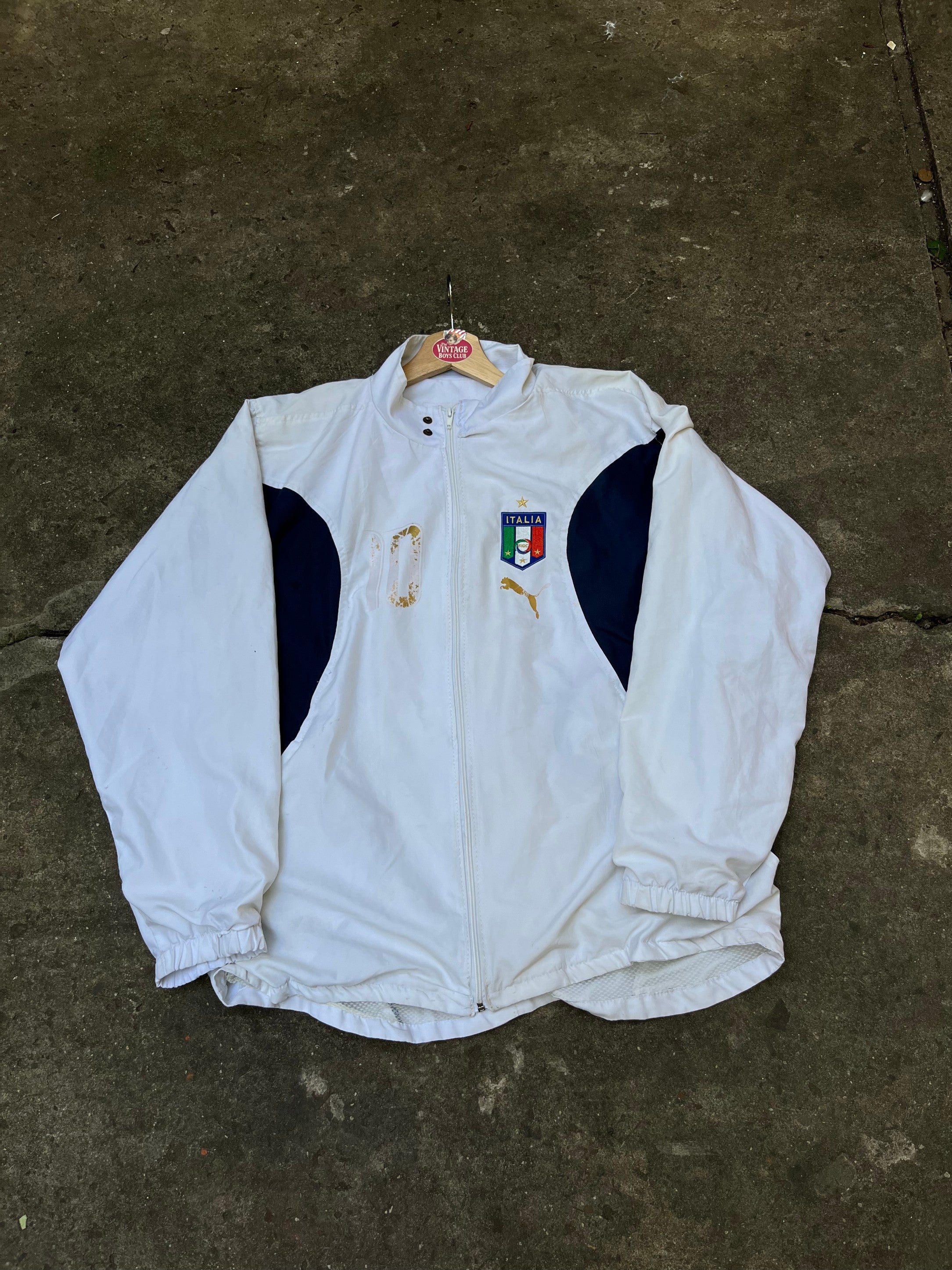 Campera Italia 2006 Retro Rompeviento