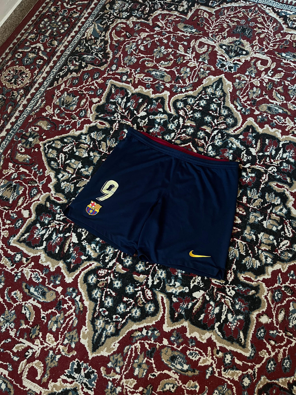 Short Barcelona Nike de Lewandowski Original