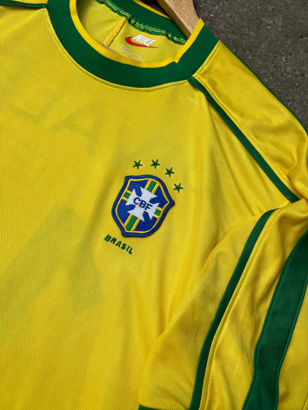 Camiseta Brasil 1998 De Rivaldo Original