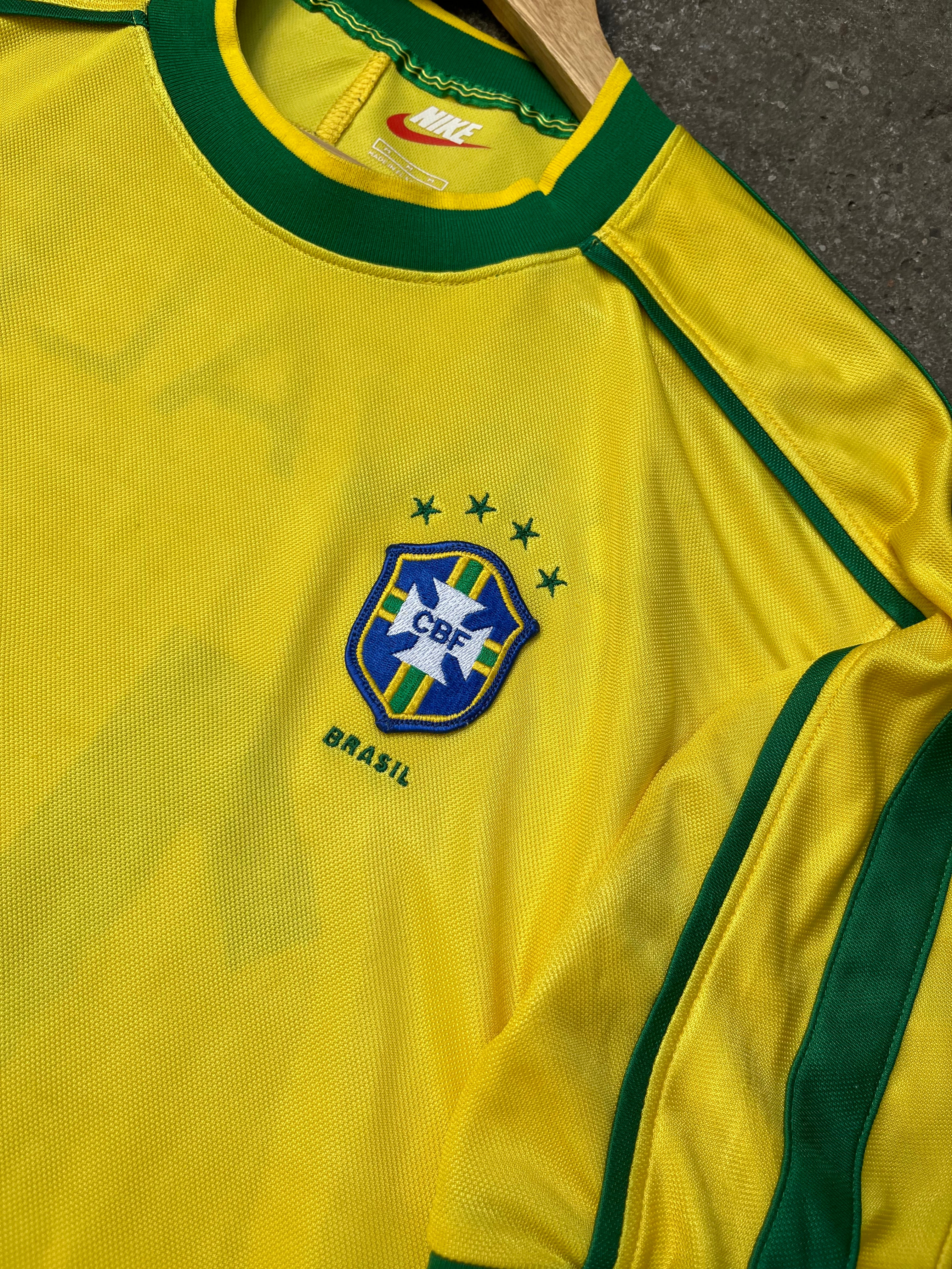 Camiseta Brasil 1998 De Rivaldo Original