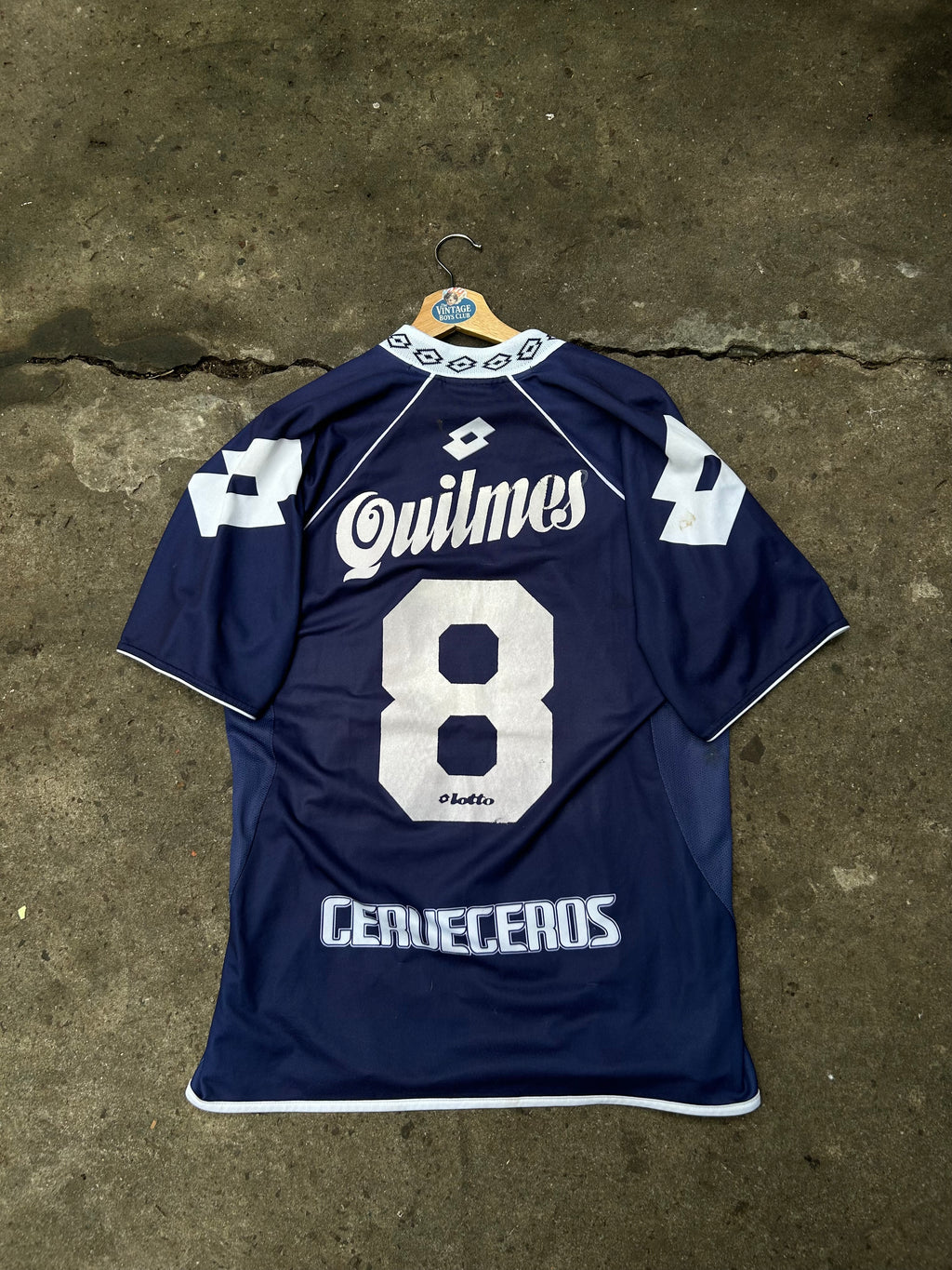 Camiseta Quilmes 2002 Lotto de Juego