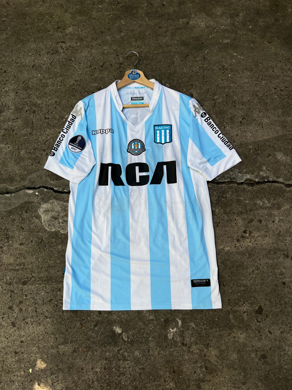 Camiseta Racing 2017 de Juego Sudamericana
