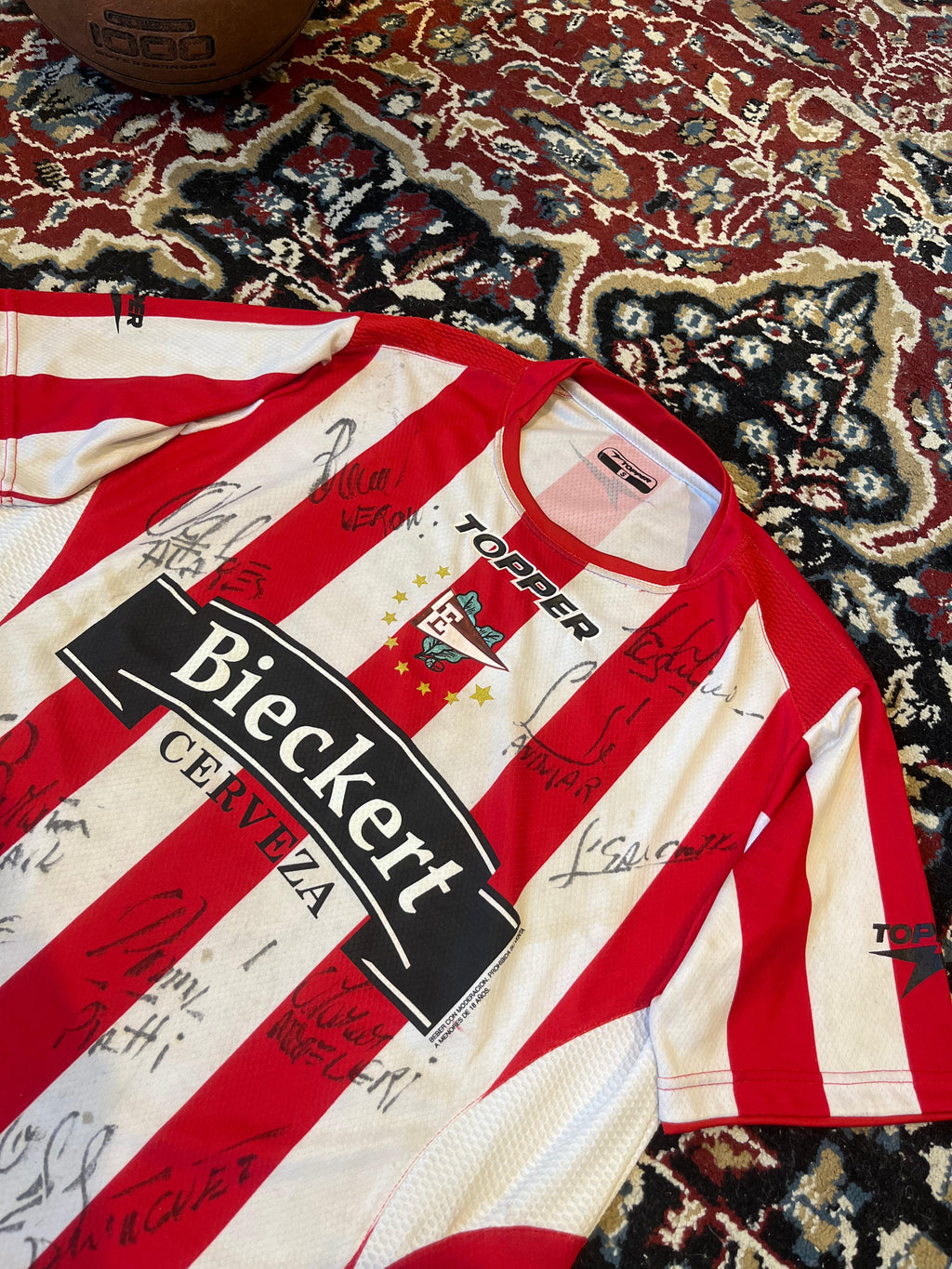 Camiseta Estudiantes 2007 De Juego del Principito Sosa Autografiada