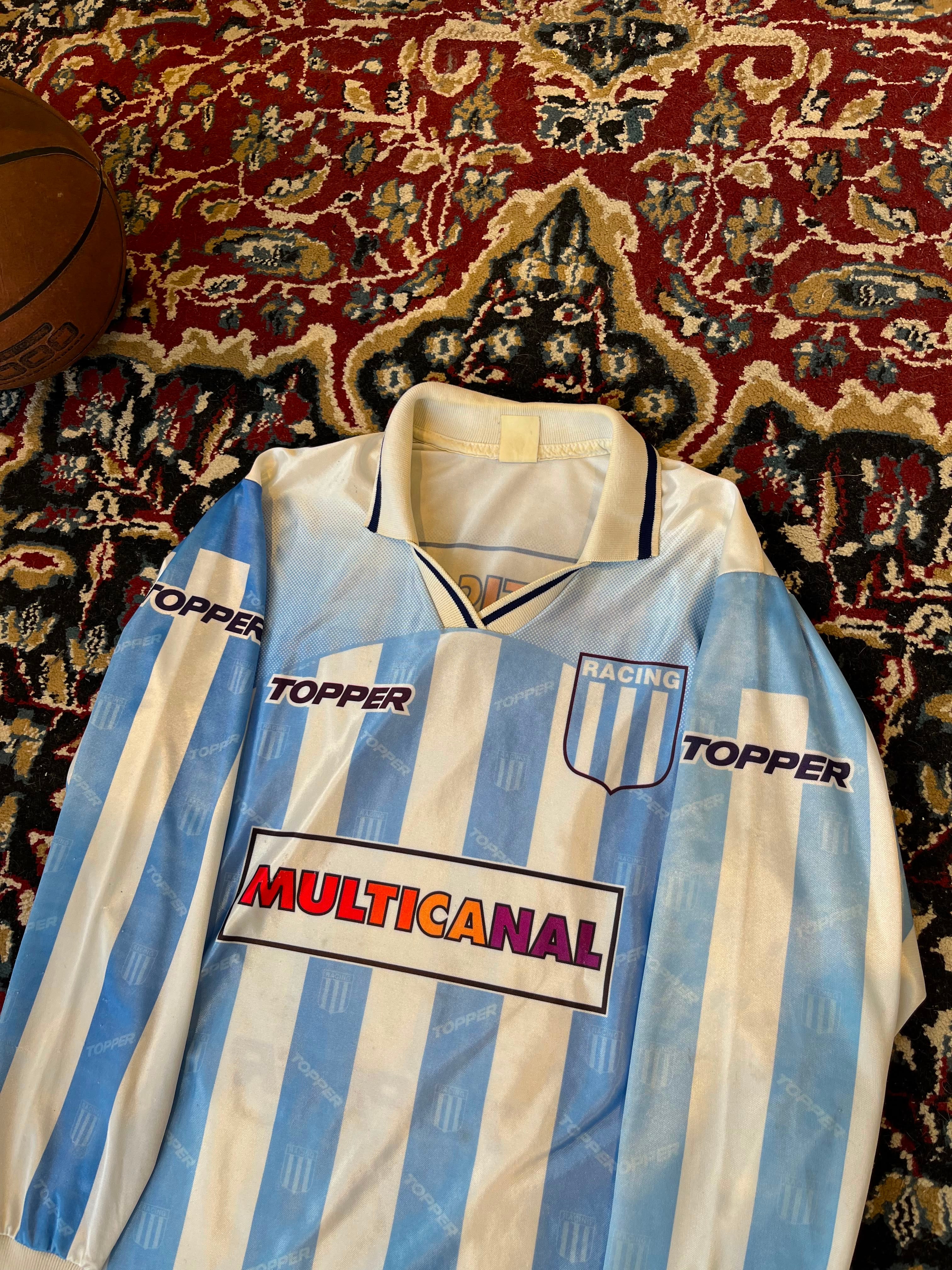 Camiseta Racing 95' Topper Manga Larga Original