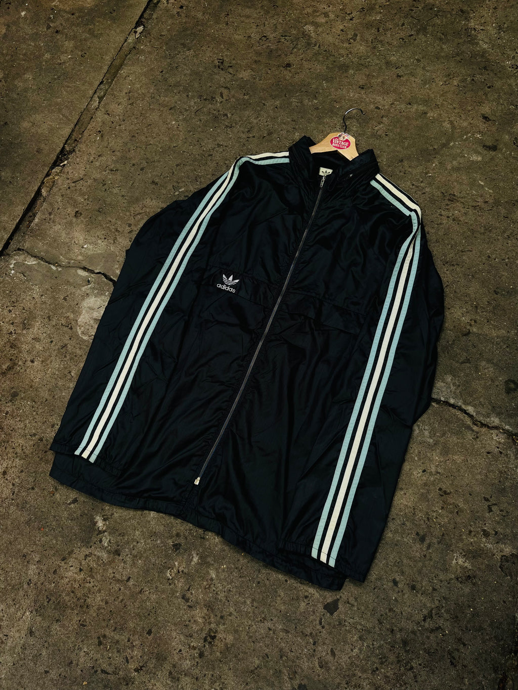Campera Argentina 80s Adidas Rompeviento Original