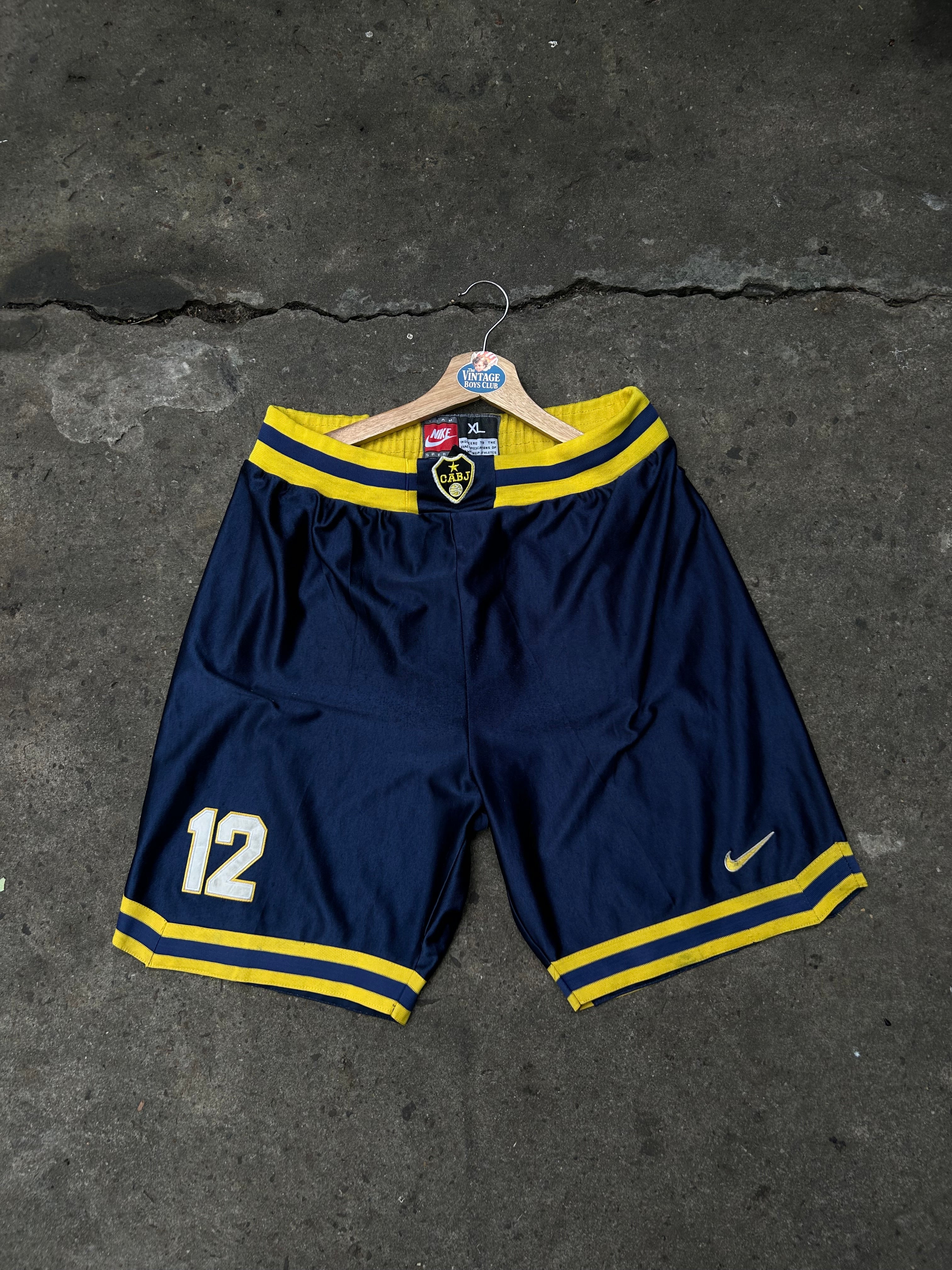 Short Boca Nike 1998 Básquet Original