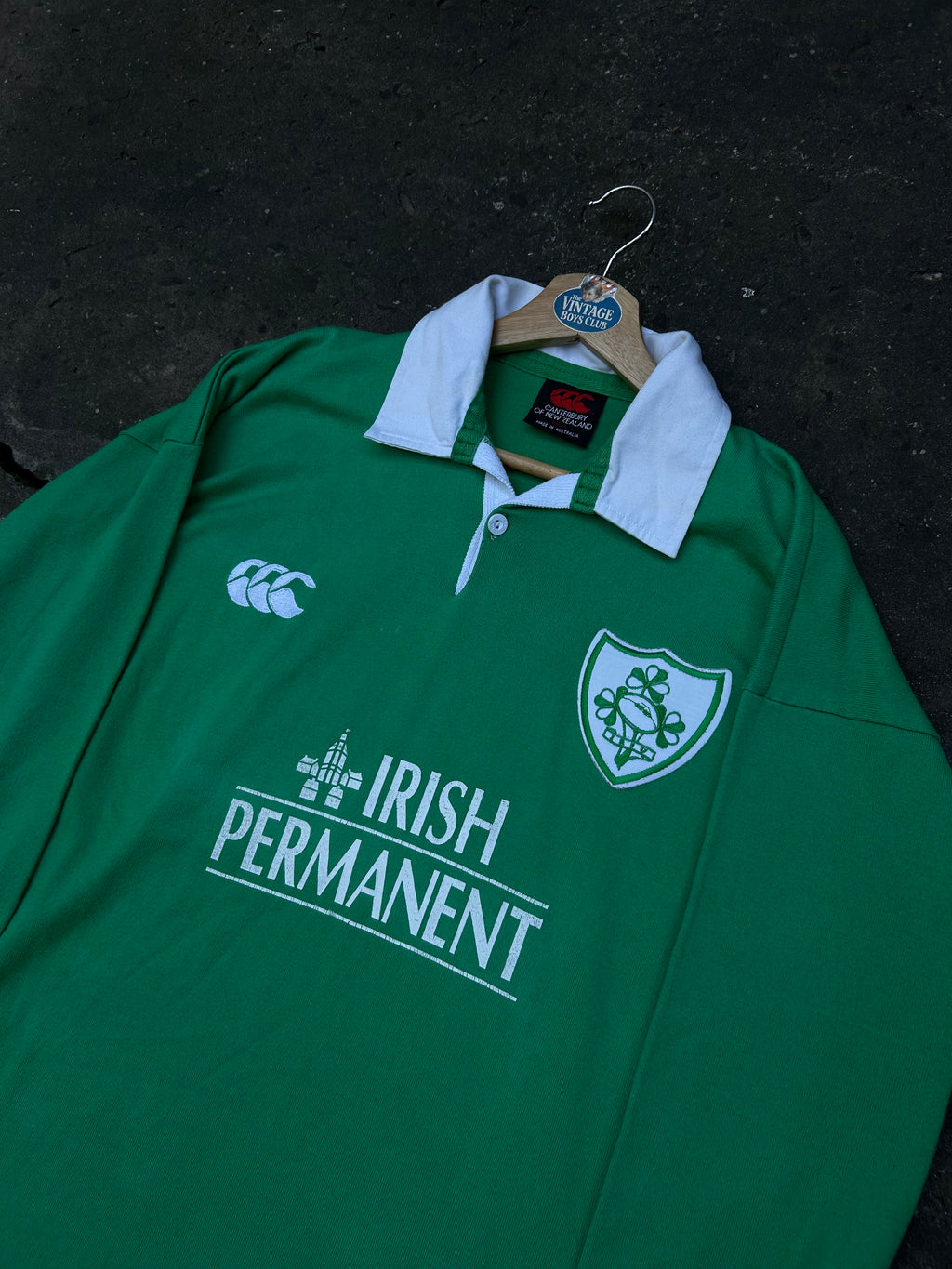 Camiseta Irlanda Canterbury 2001 Manga Larga Original