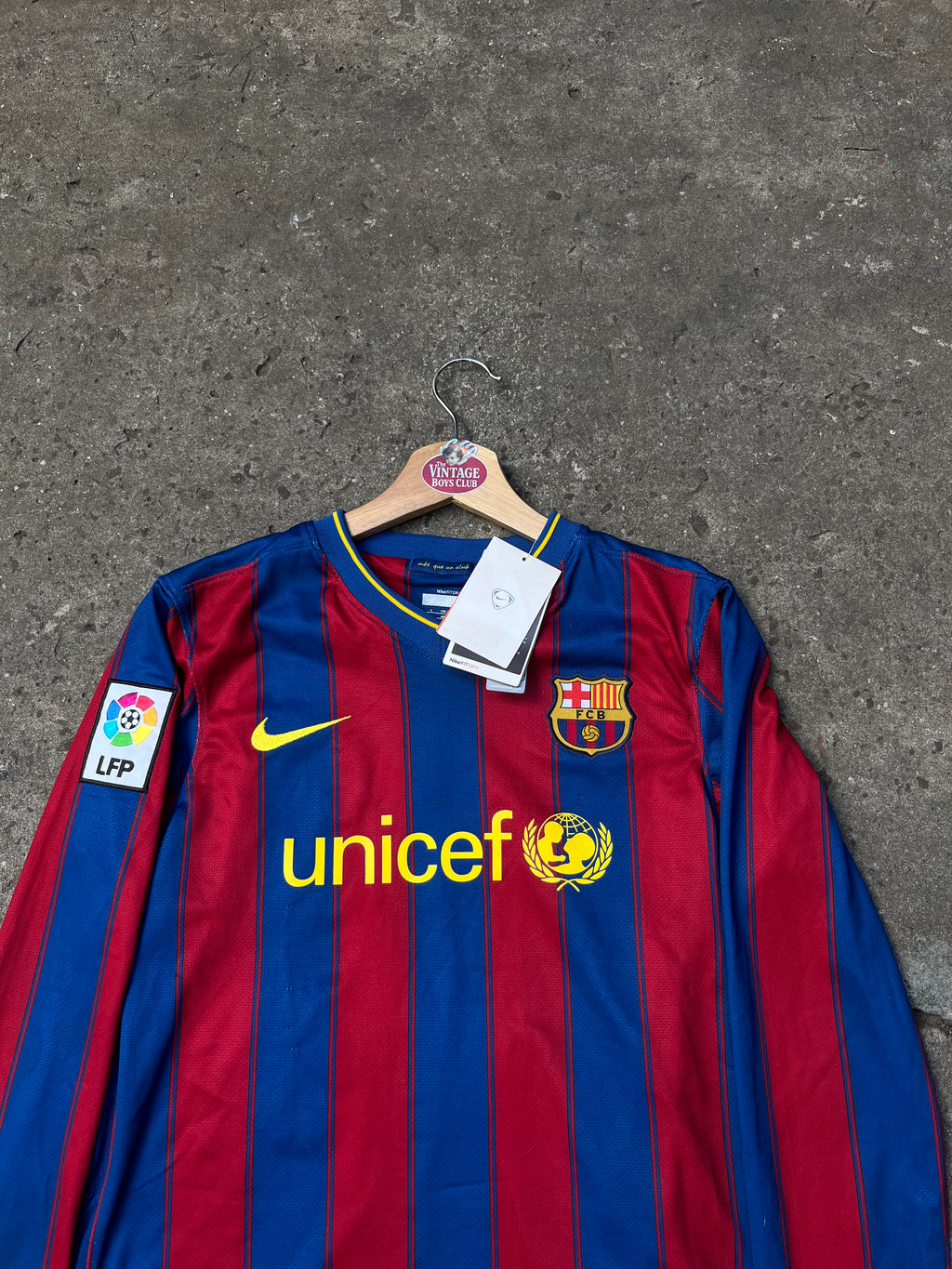 Camiseta Barcelona 2010 Manga Larga Original Nueva con Etiqueta