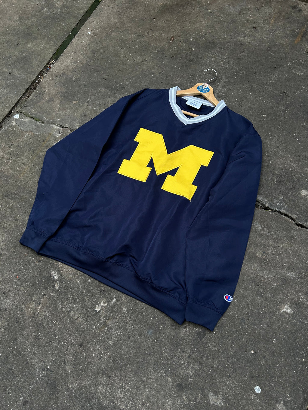 Buzo Michigan Champions Rompeviento 90s Original