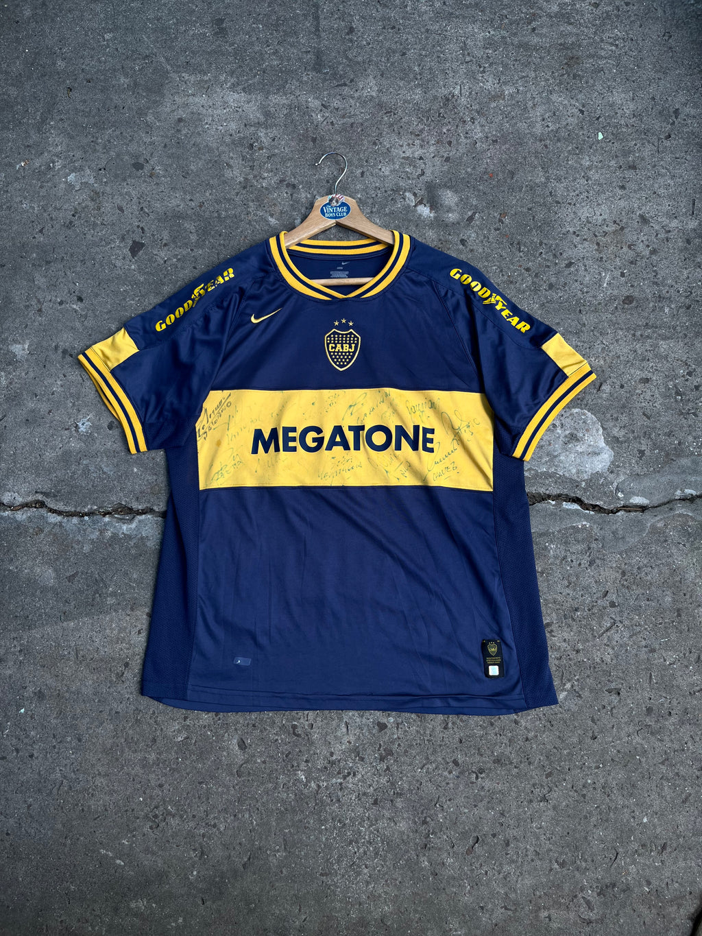 Camiseta Boca 2006 De Gago Autografiada