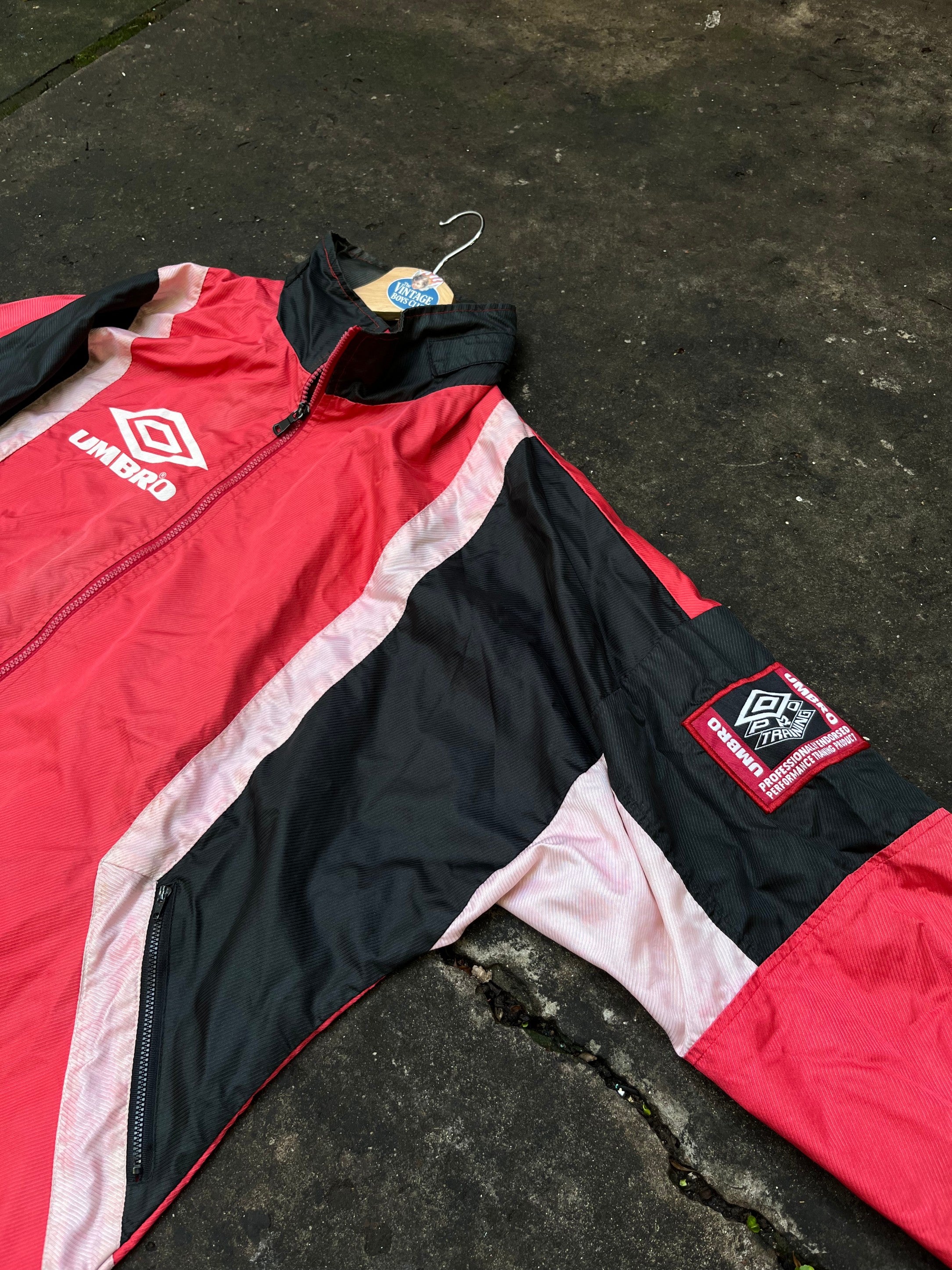 Campera Umbro Big Logo Rompeviento Vintage Original